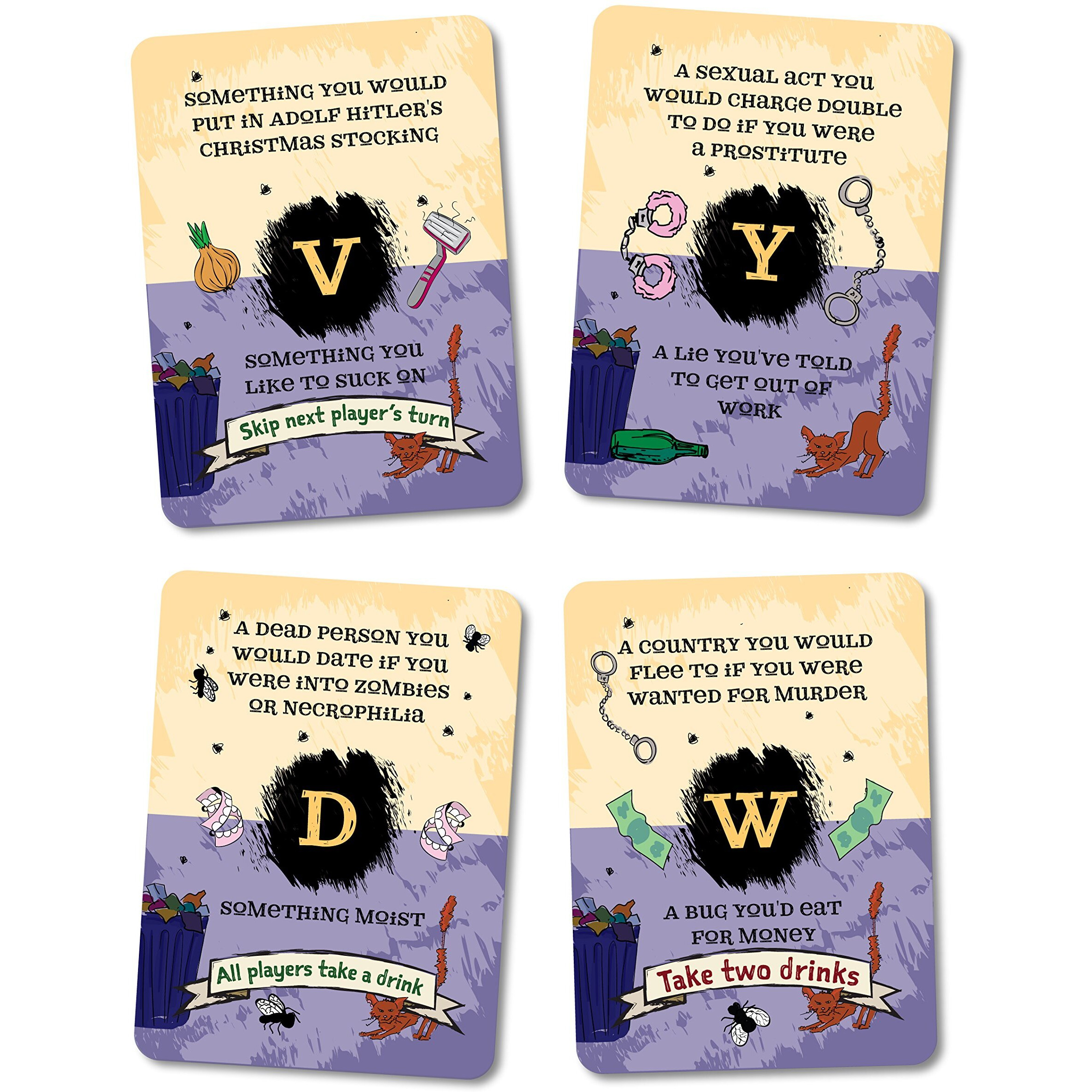 Headburst Filthy Old Maid Party Game - A Funny, Social Adult Drinking Game