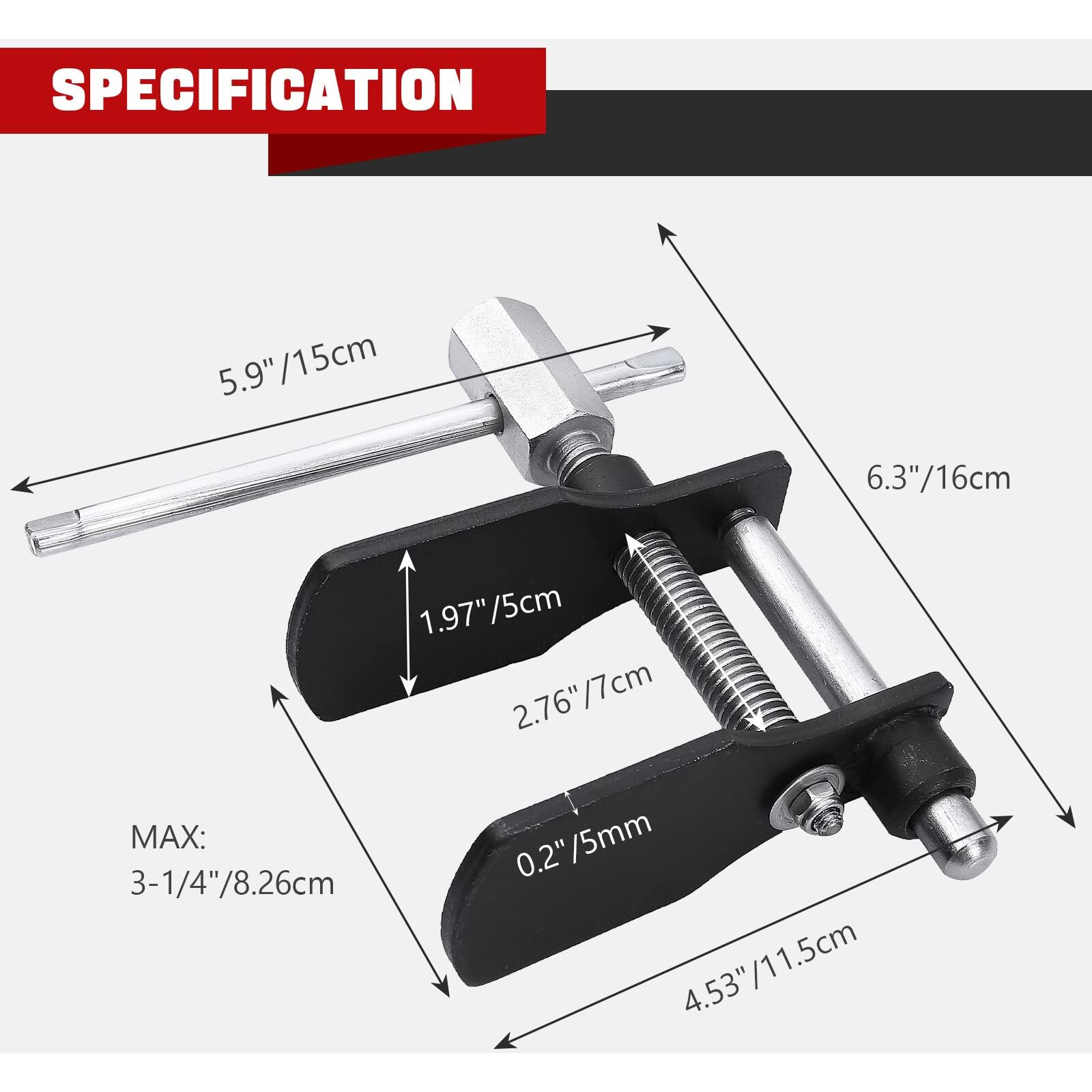 Dasbet Disc Brake Pad Installation Spreader Caliper Piston Spreader Tool
