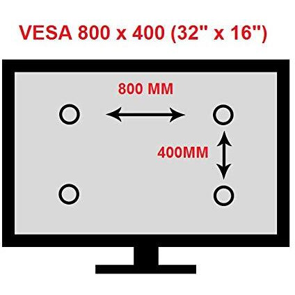 Mount Plus Tilt Tv Wall Mount Bracket For 40-85 Inch Lcd, Led, Or Plasma Flat Screen Tv - Super-Strong Load Capacity 165 Lbs - 15 Degree Tilt, Max Vesa 850X450