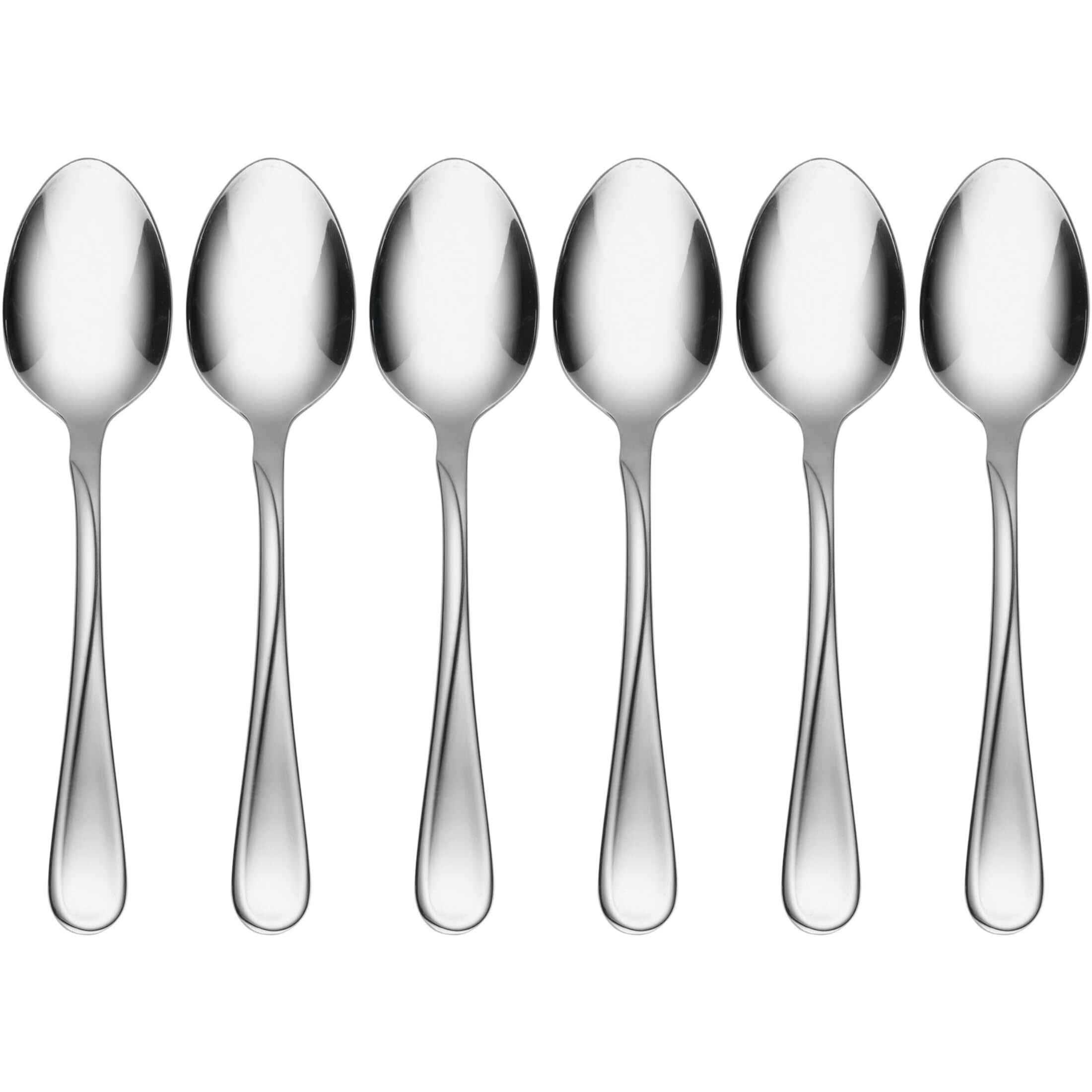 Oneida Flatware Flight, Teaspoons, Stainless Steel, Set Of 6