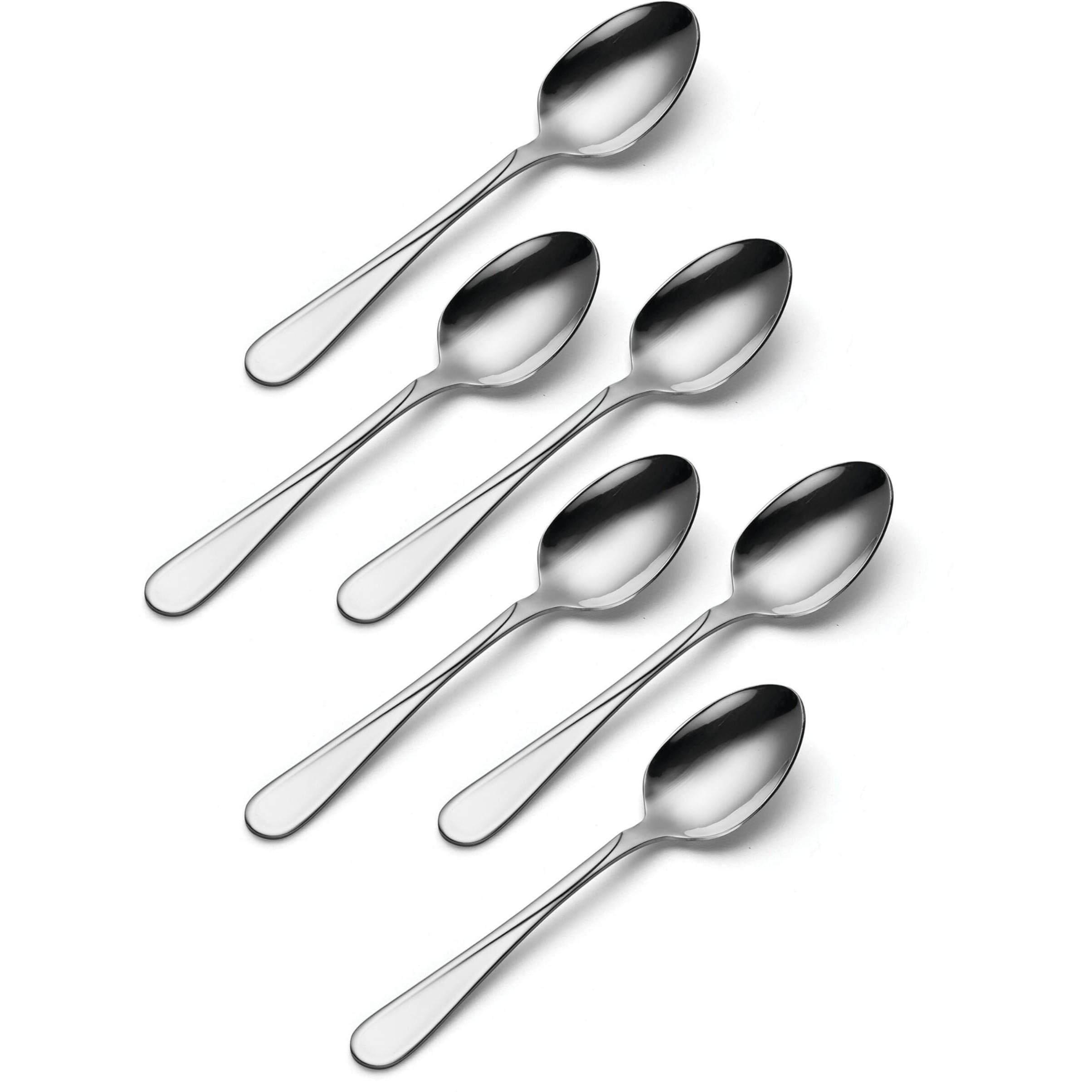 Oneida Flatware Flight, Teaspoons, Stainless Steel, Set Of 6
