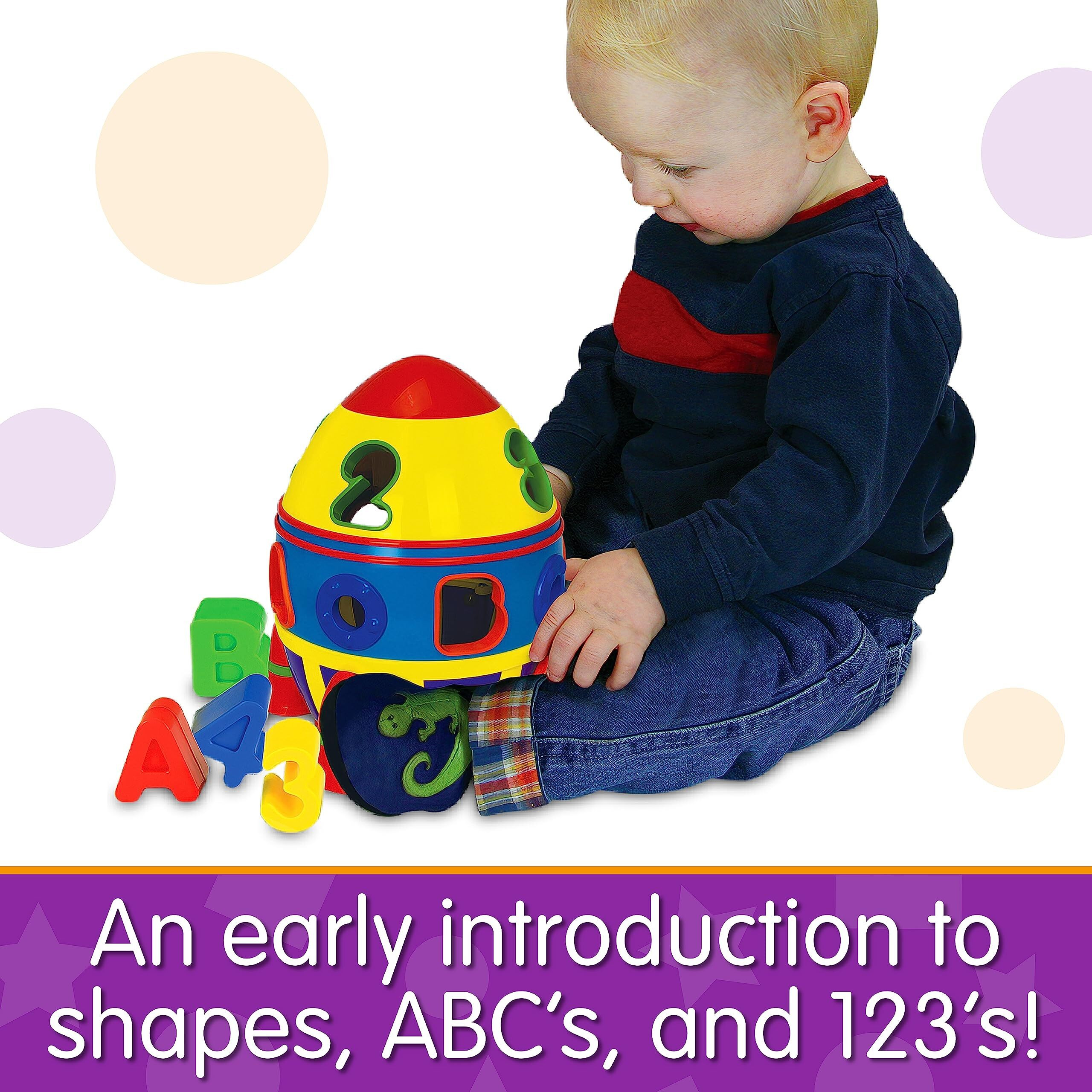 The Learning Journey Early Learning - Rocket Shape Sorter - Toddler Toys & Gifts For Boys & Girls Ages 12 Months And Up - Award Winning Toy (204207)