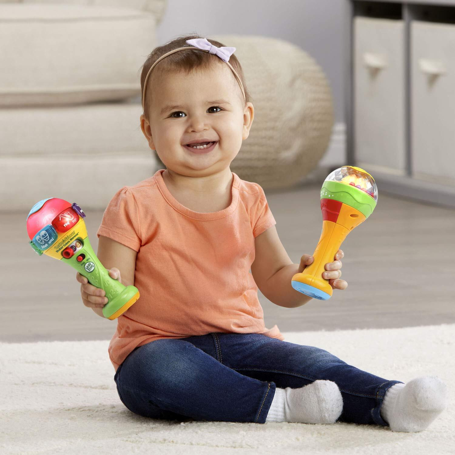 Leapfrog Learn & Groove Shakin' Colors Maracas - Includes Electronic And Non-Electronic Maracas, Parent's Guide, Multicolor