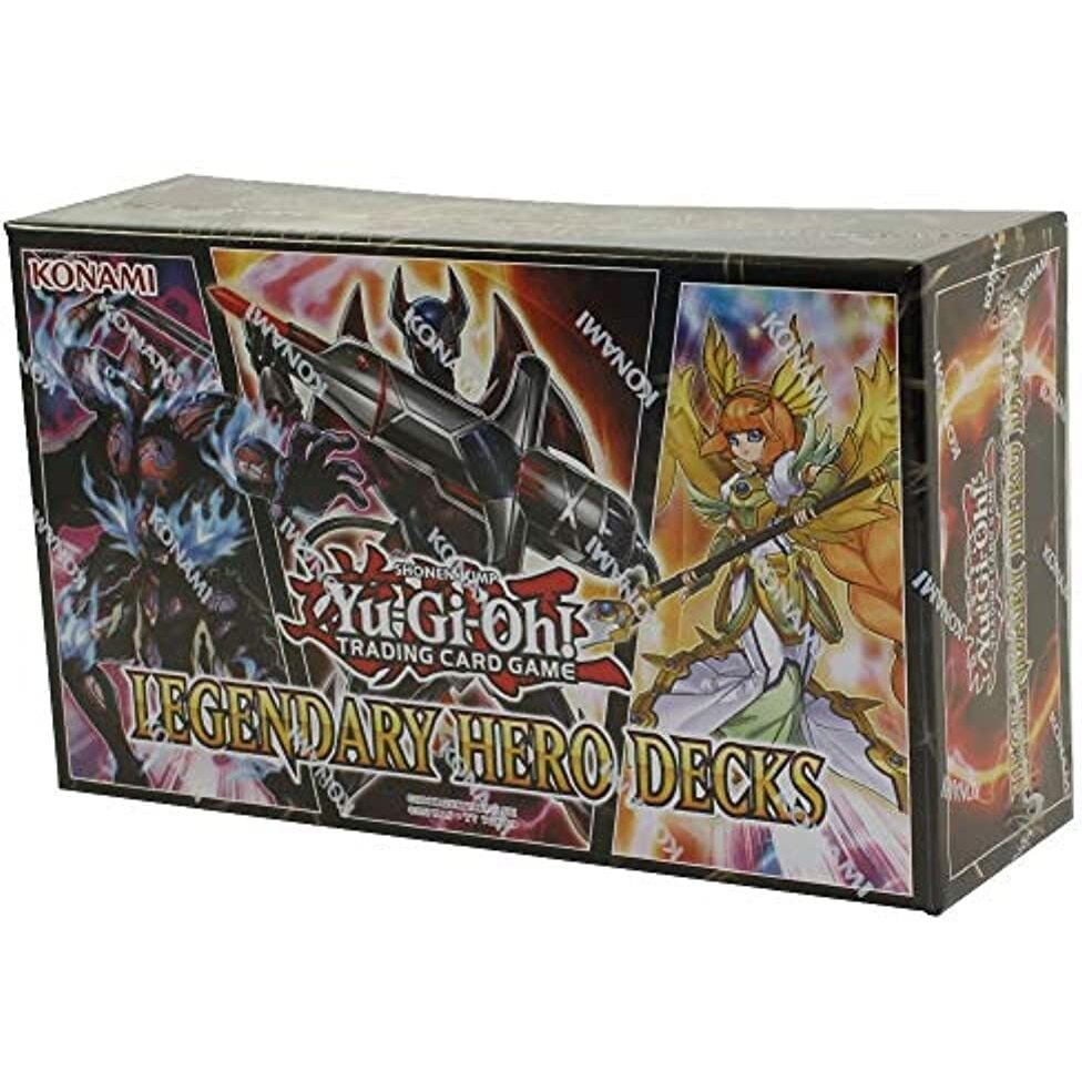 Yu-Gi-Oh Cards Legendary Hero Decks - 5 Ultra Rare | Contains 150 Trading Cards