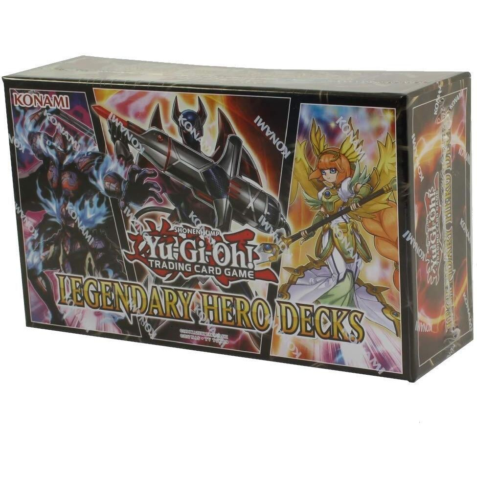 Yu-Gi-Oh Cards Legendary Hero Decks - 5 Ultra Rare | Contains 150 Trading Cards
