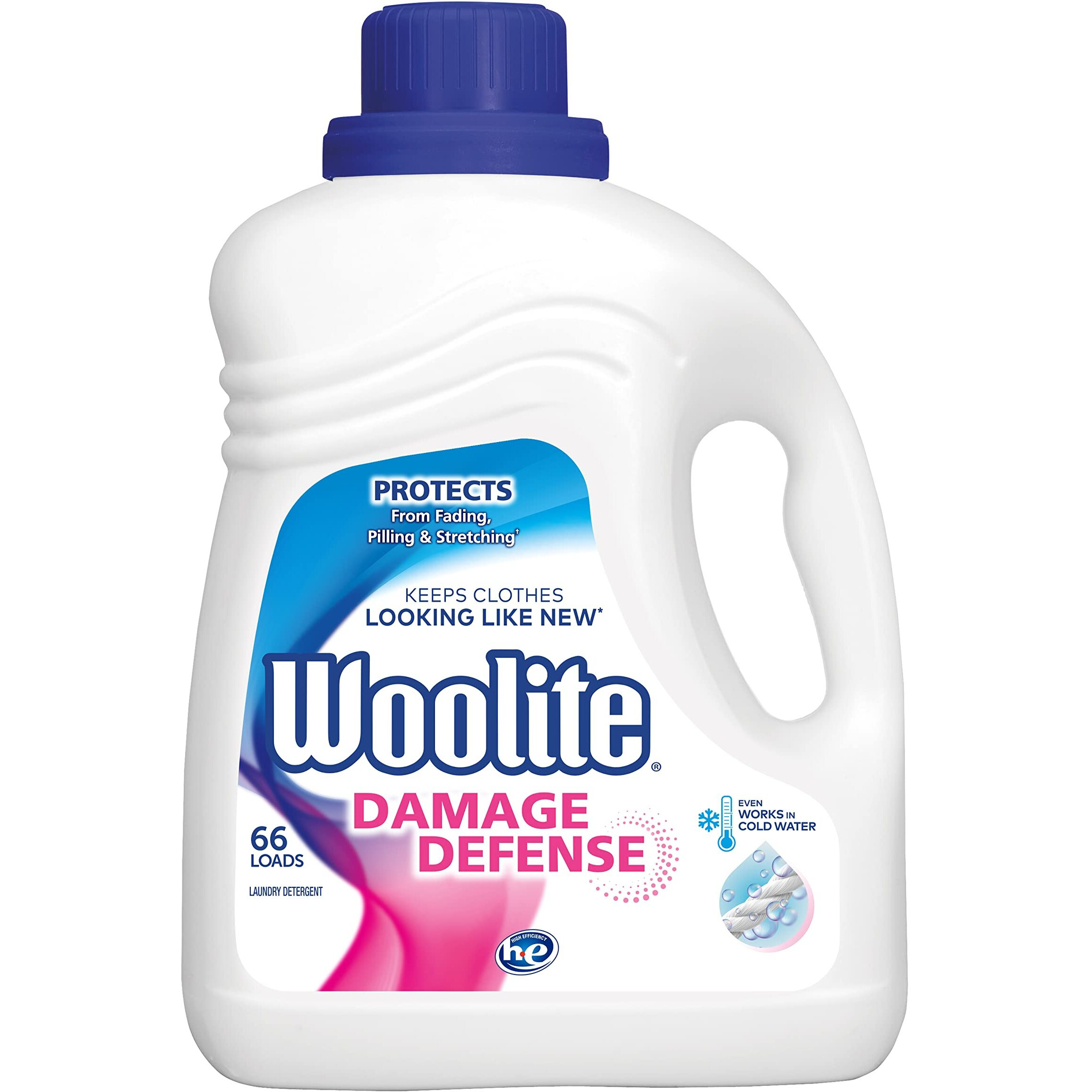 Woolite Damage Defense Liquid Laundry Detergent, 66 Loads, Regular And He Washers, 100 Fl Oz, Packaging May Vary