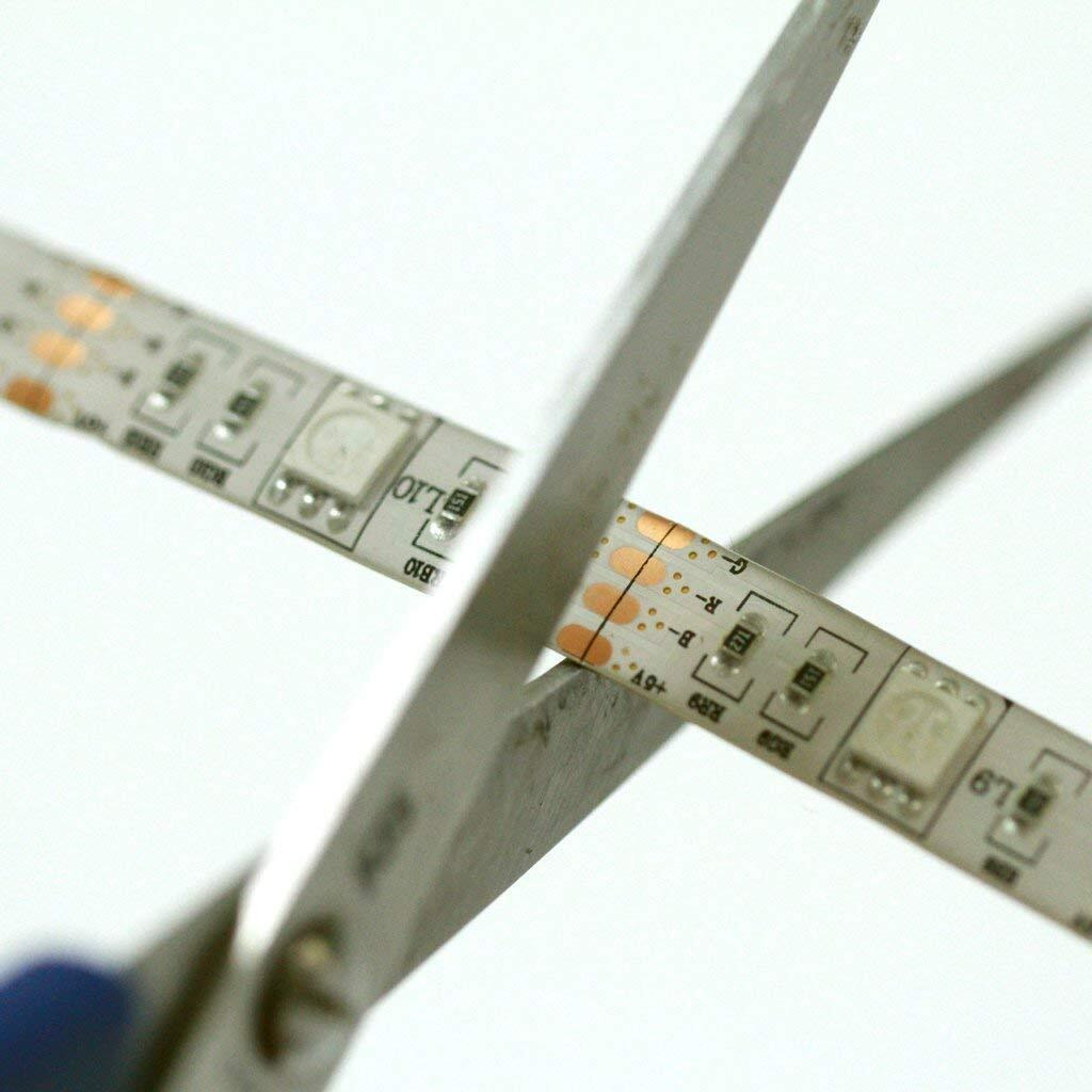 Hikenri 1M/3.3Ft Battery Powered Led Strip Lights, Flexible Color Changing Rgb Led Light Strip, Tv Backlight Background Lighting