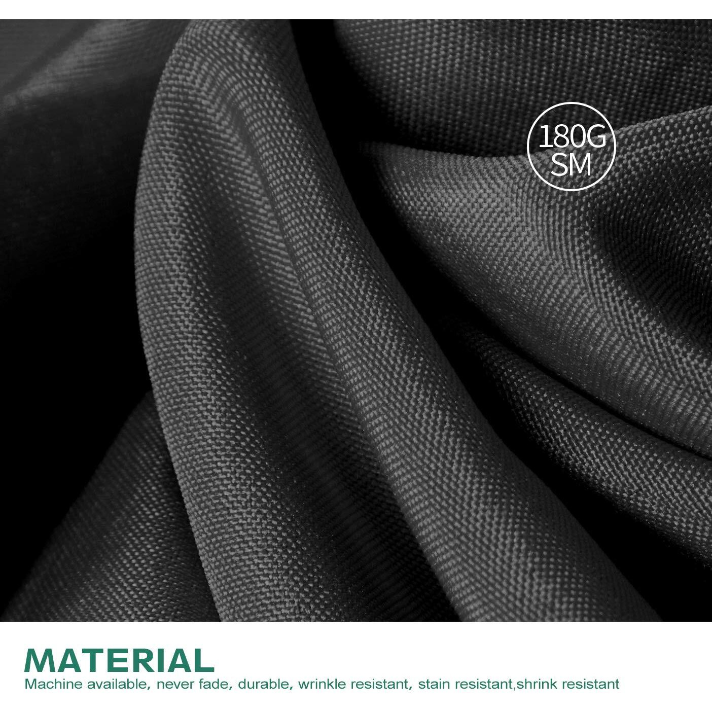 Surmente Black Table Skirt, 14Ft Polyester Tablecloth For Weddings, Banquets, Or Restaurants