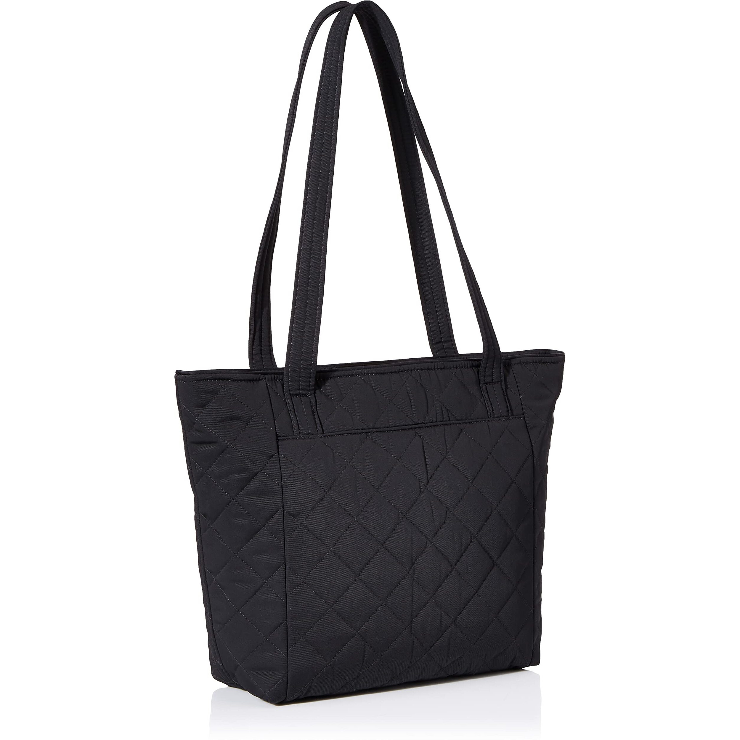 Vera Bradley Women's Performance Twill Small Tote Bag, Classic Black, One Size