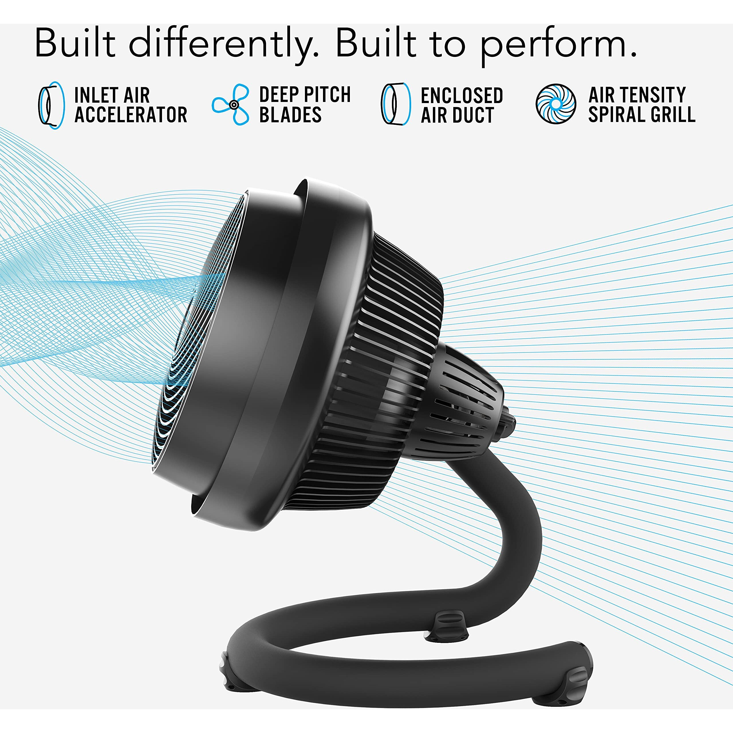 Vornado 723 Full-Size Whole Room Air Circulator Fan,Black,Large