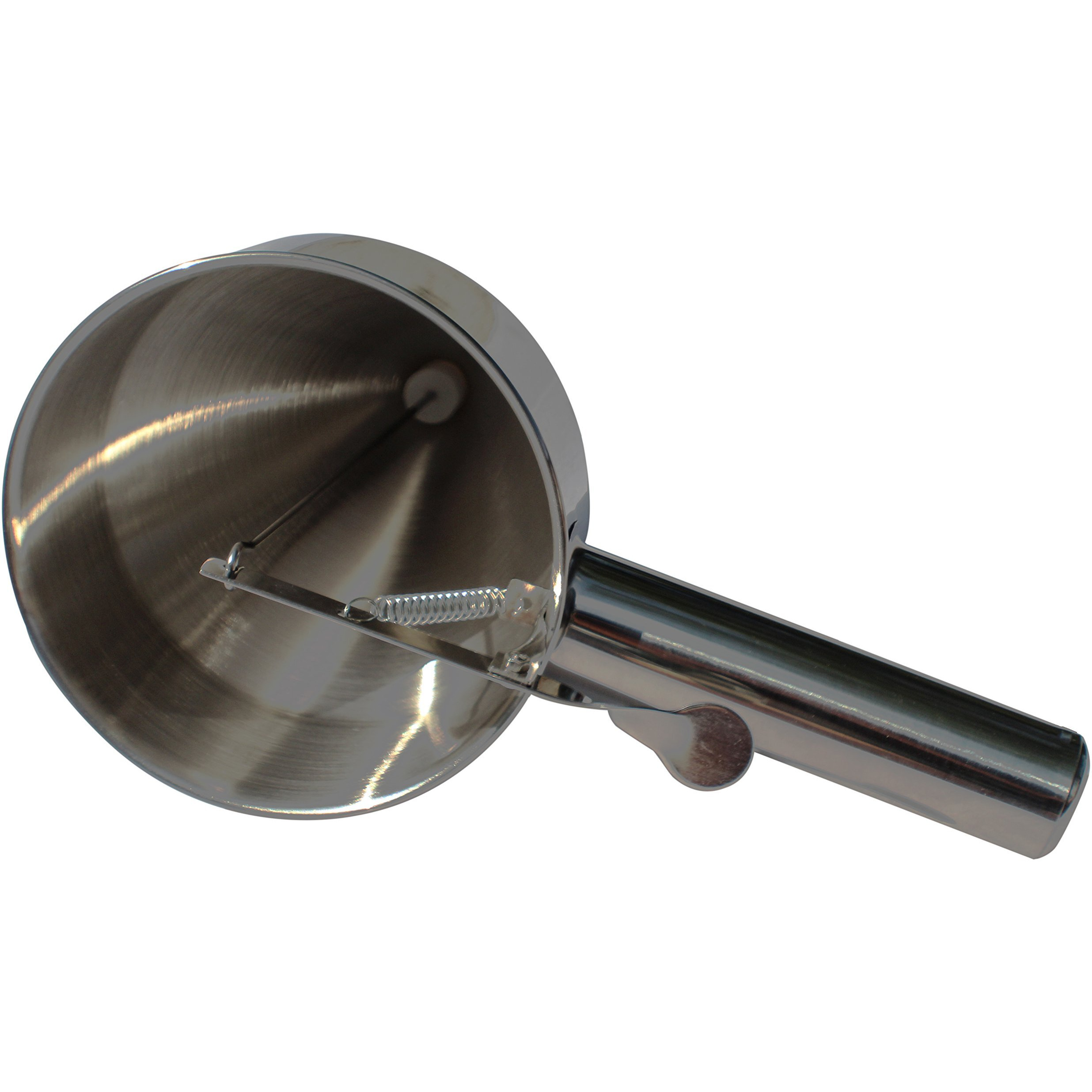 Confectionery Funnel Pancake Batter Dispenser With Stand Rack - 1000 Ml Stainless Steel Cupcake Funnel - Pancake Maker Home Kitchen - 4 Cup Diy Baking Tool - (10    X 10.5    X 5.5   )