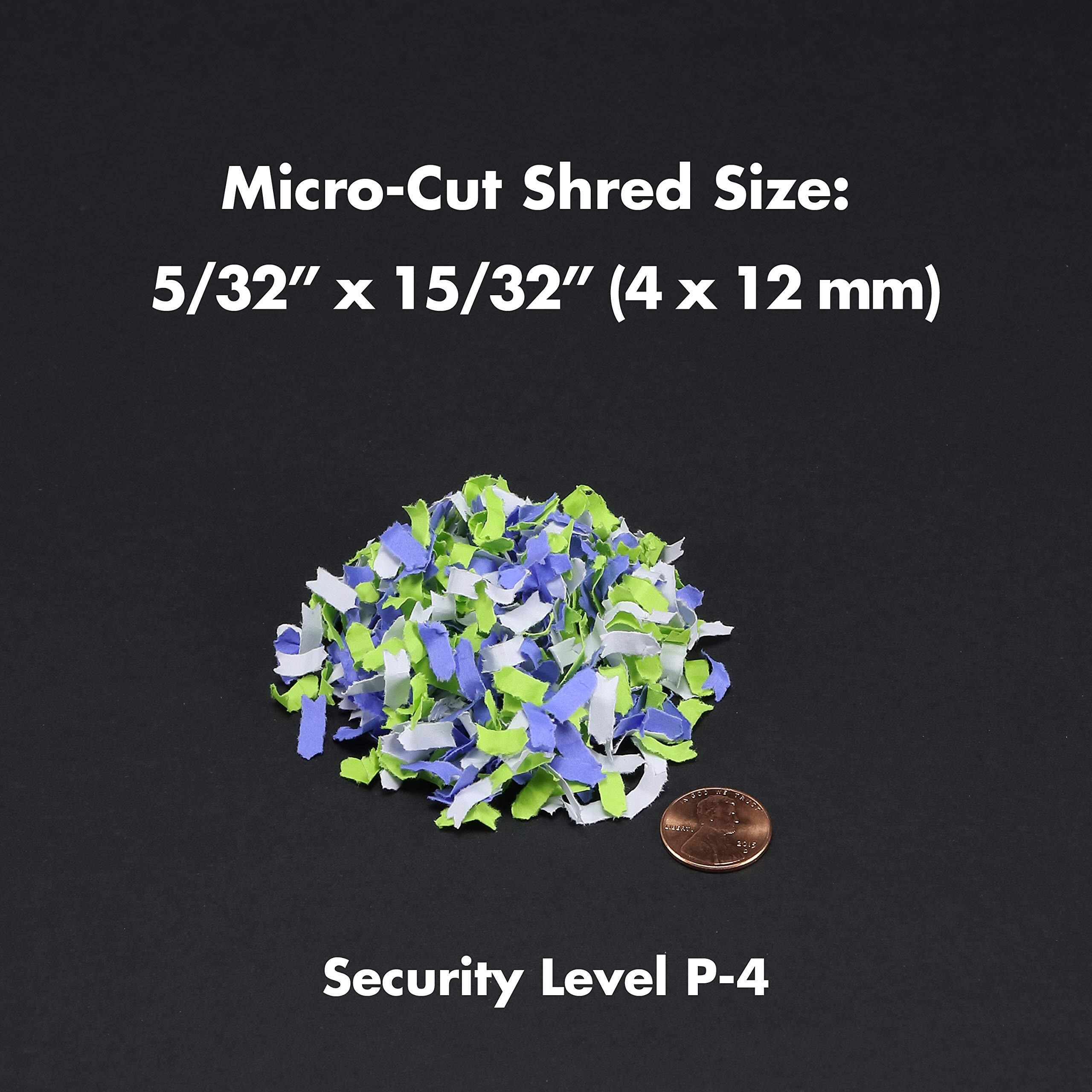Aurora Au1210Ma Professional Grade High Security 12-Sheet Micro-Cut Paper/Cd And Credit Card/ 60 Minutes Continuous Run Time Shredder