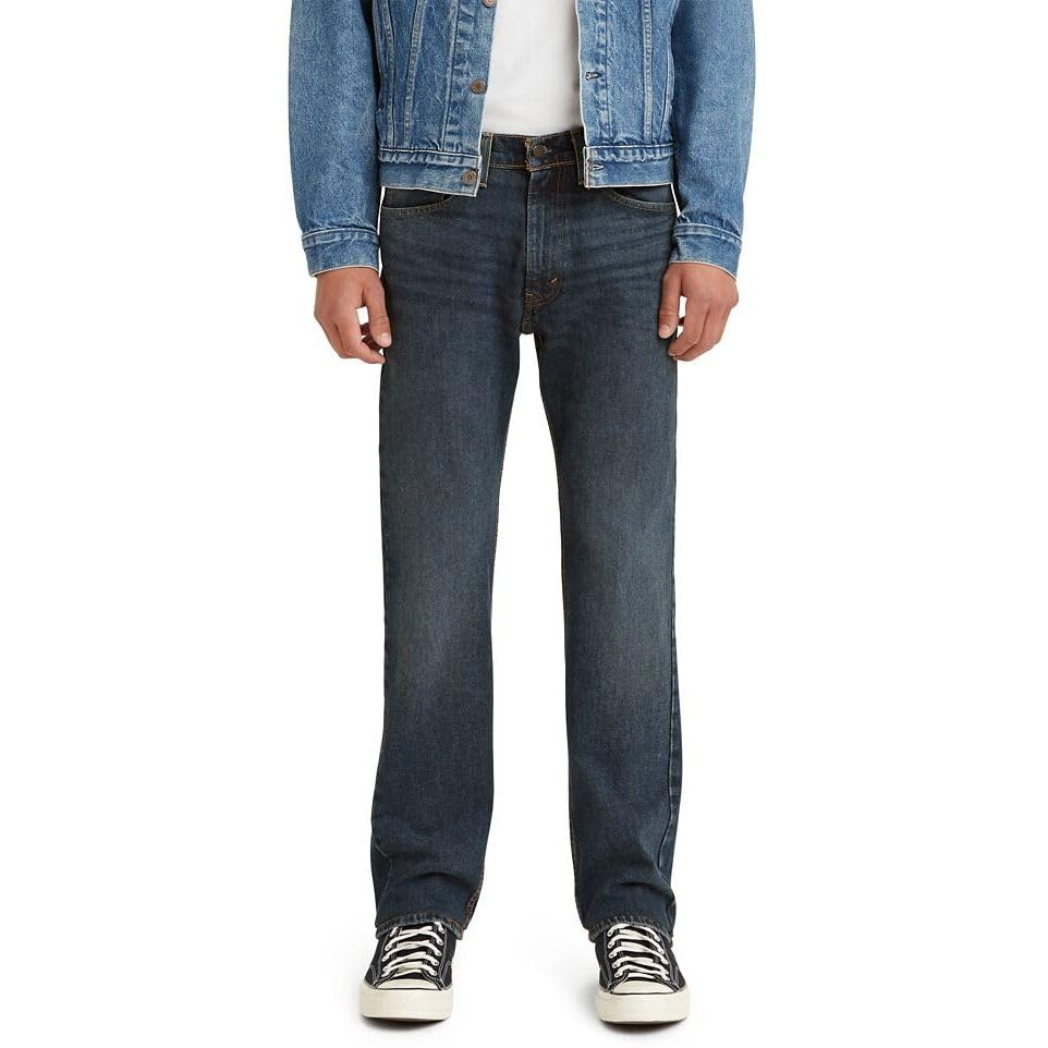 Levi's Men's 505 Regular Fit Jeans (Also Available In Big & Tall), Dark Stonewash, 34W X 34L