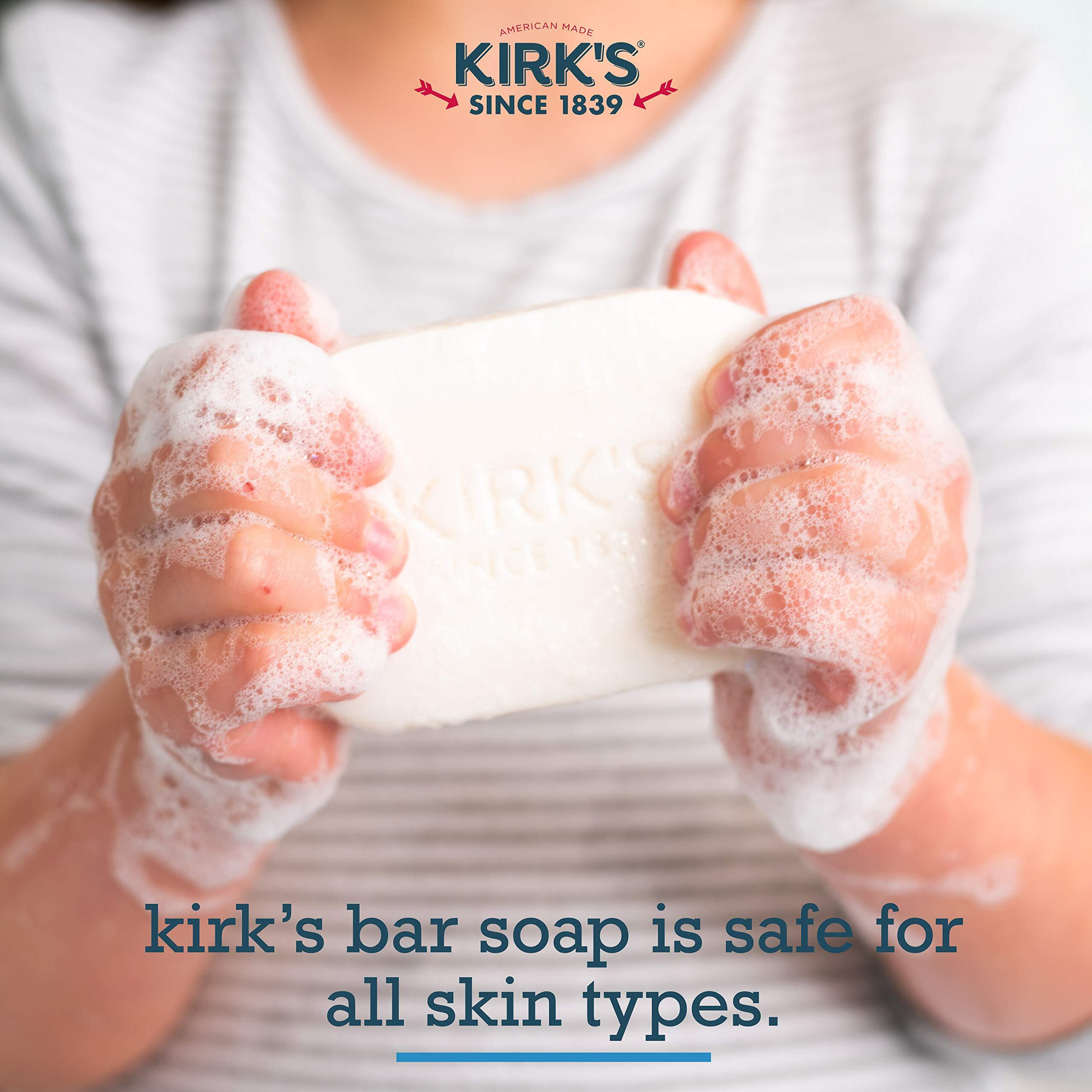 Kirk's Original Coco Castile Bar Soap Original Fresh Scent 4 Ounces (Pack Of 24)