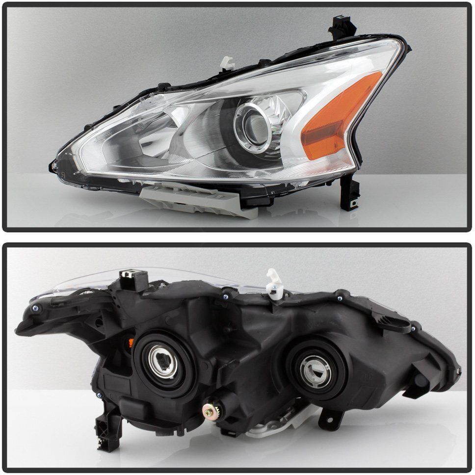 Acanii - For 2013 2014 2015 Nissan Altima Sedan Projector Headlights Headlamps 13-15 Driver + Passenger Side