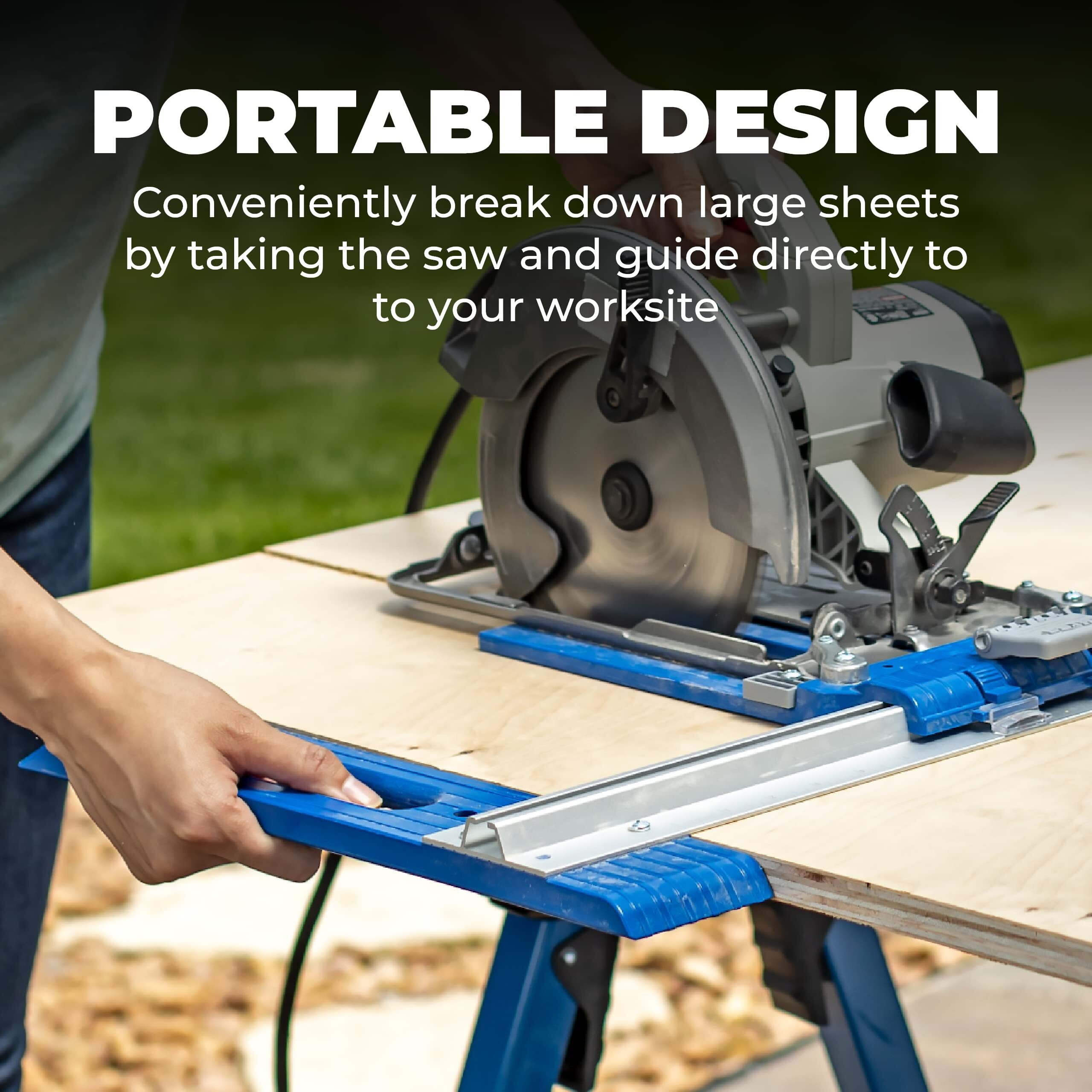 Kreg Kma2685 Rip-Cut Circular Saw Guide - Track Guide & Guide Rail - Cutting Tool - Saw Guide For Circular Saw