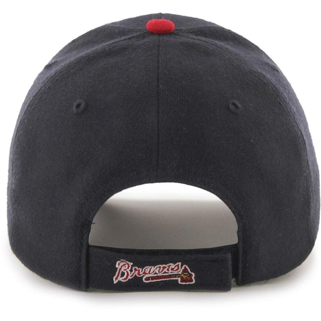 Mlb Atlanta Braves Juke Mvp Adjustable Hat, Navy-Home, One Size