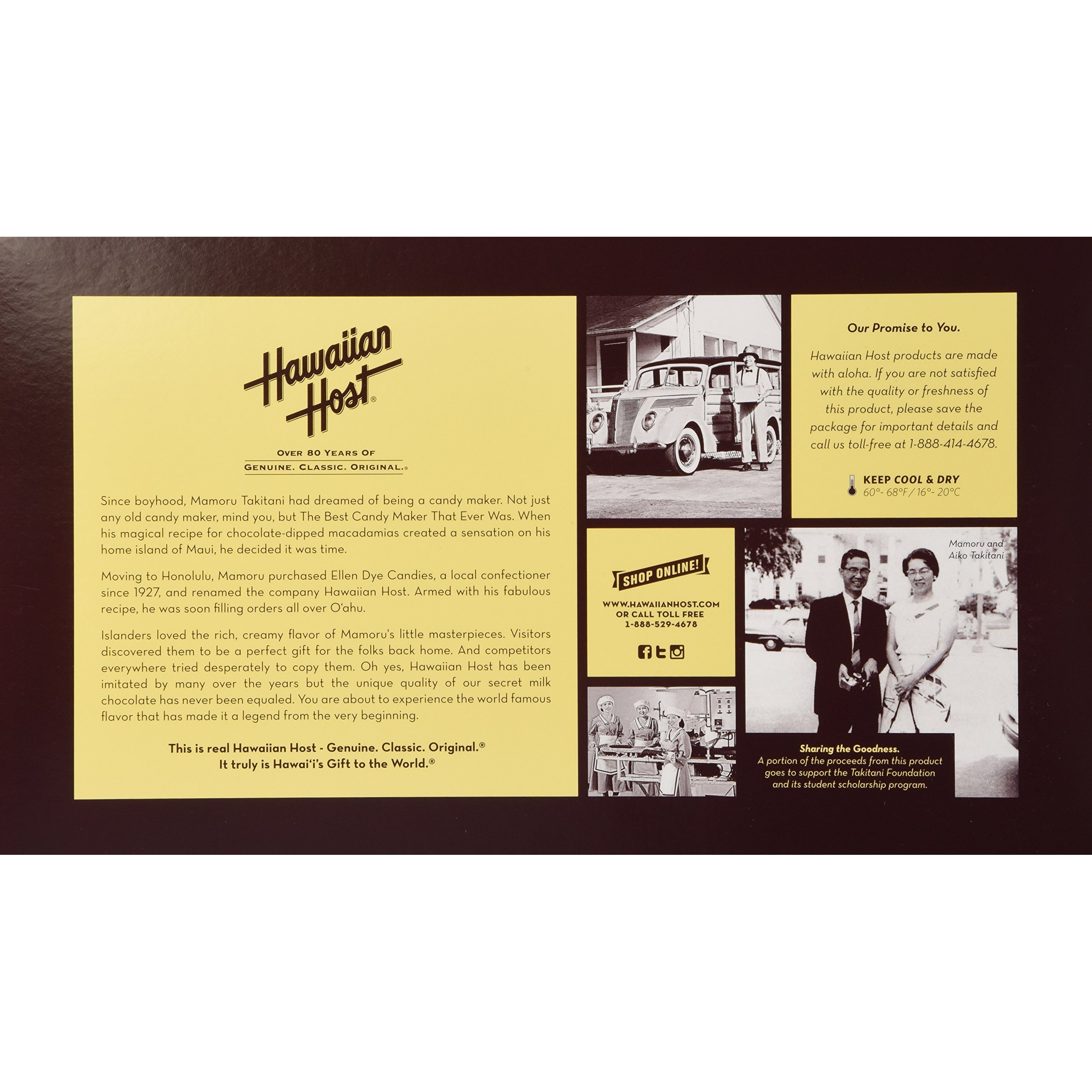 Hawaiian Host Alohamacs Milk Chocolate The Original Chocolate Covered Macadamia Nut, 42 Ounce