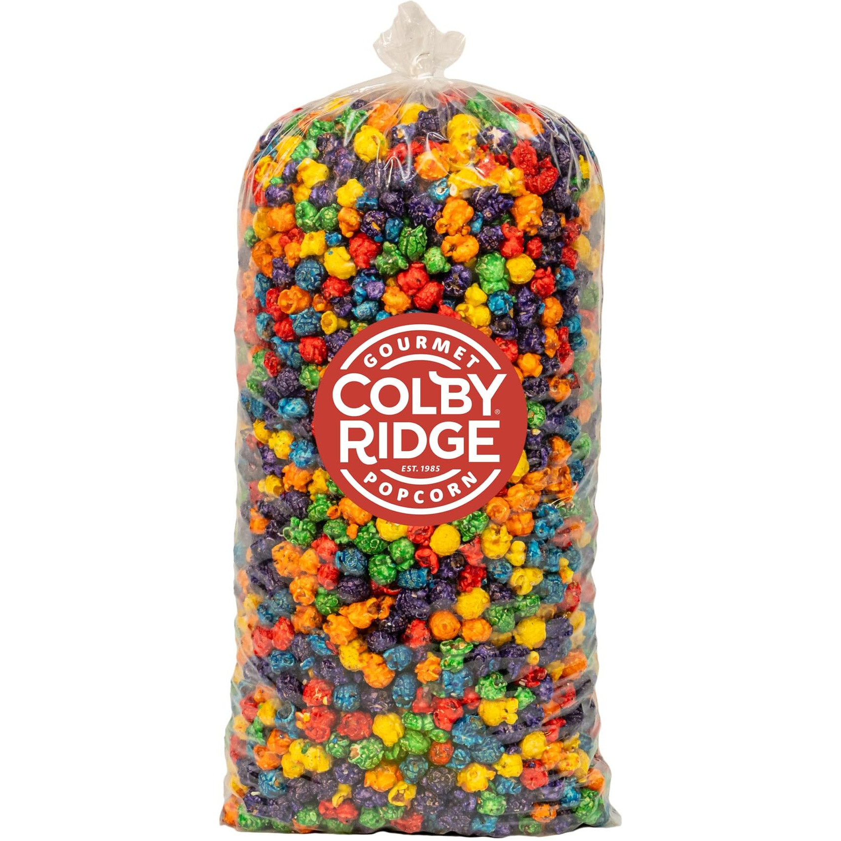 Colby Ridge Gourmet Craft Popped Gluten Free Popcorn Bulk Sized Large Gift Party Bags (Bulk 5 Gal. 80 Cups) (Rainbow)