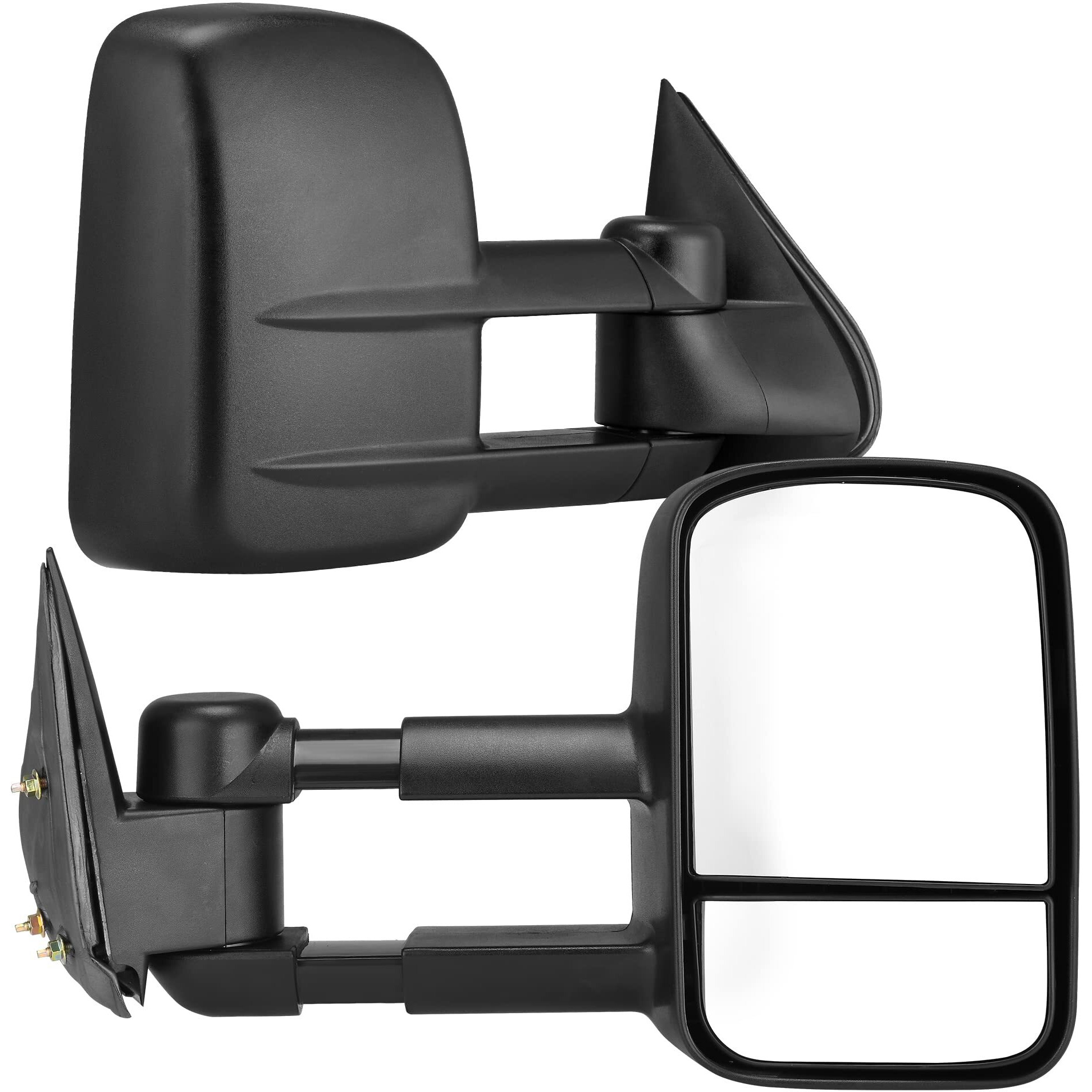 Towing Mirrors For 88-98 Chevy Gmc C/K 1500 2500 3500 Pickup Pair Set Manual Extendable Side Mirrors
