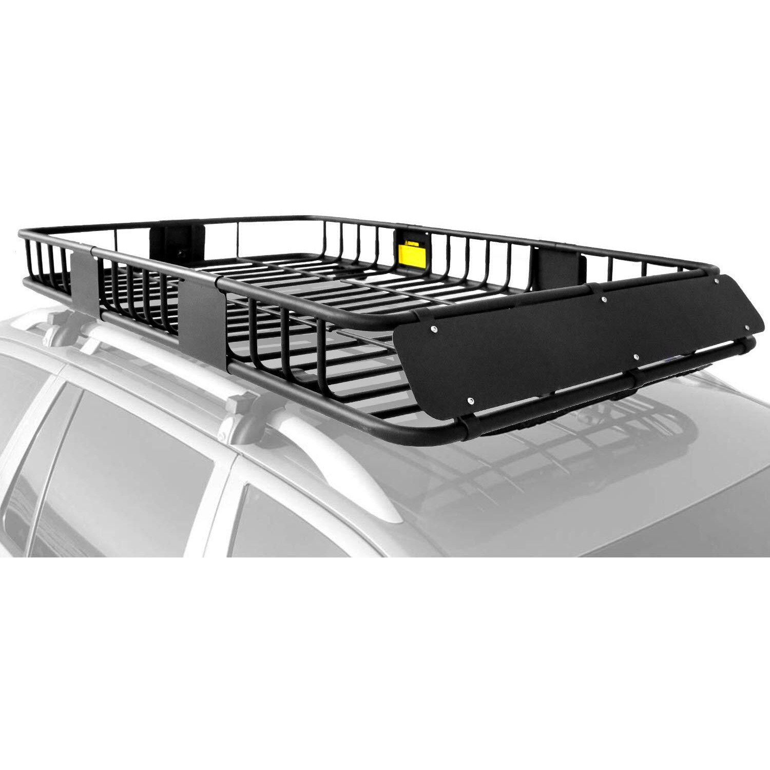 Xcar Roof Rack Basket Rooftop Cargo Carrier With Extension Black Car Top Luggage Holder 64"&quotX 39"" Universal For Suv Cars