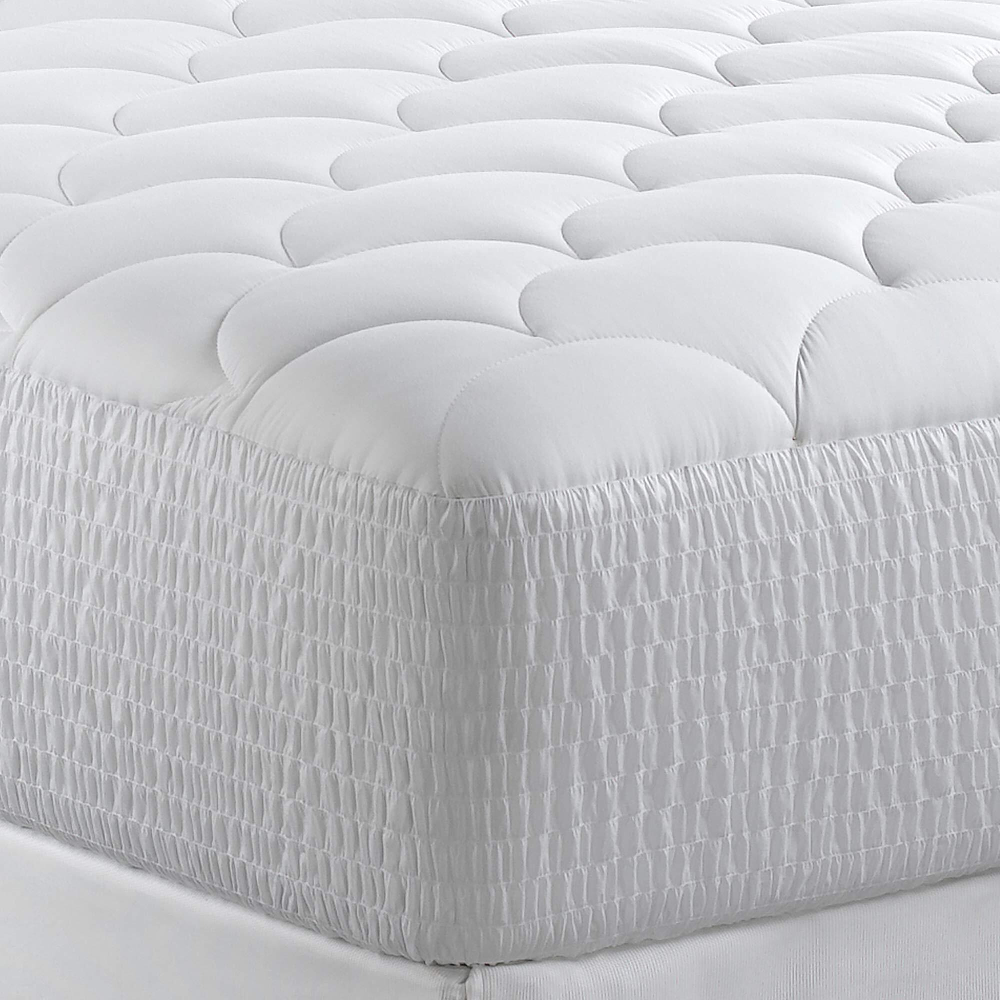 Marriott Mattress Topper - Plush, Quilted Mattress Pad With Hypoallergenic Fill - Fits Mattresses Up To 15"" - King