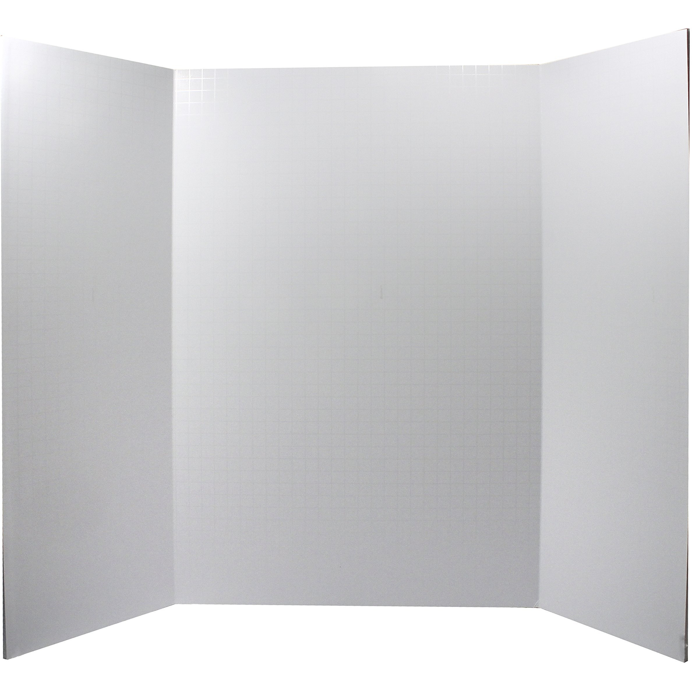 Carolina Pad Ghostline Trifold Foam Display Board, 22 X 28 Inches (22 X 14 Inches Folded), White (12080)