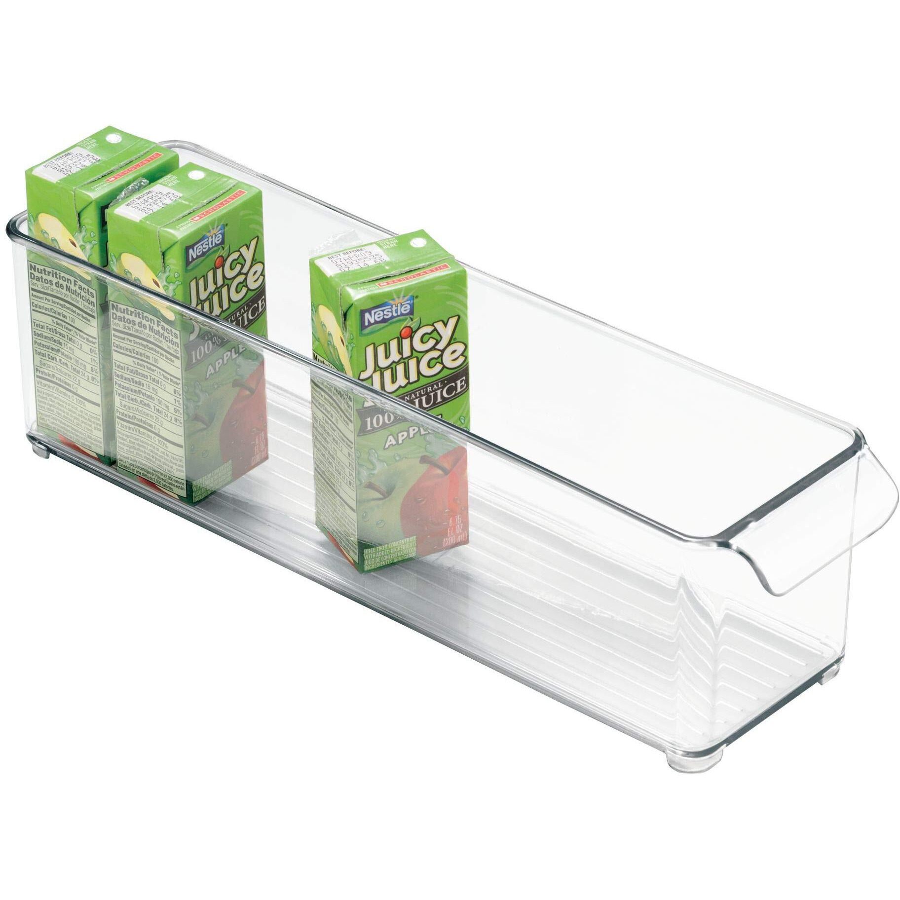 Idesign Bpa-Free Plastic Pantry And Kitchen Storage, Freezer And Fridge Organizer Bin With Easy Grip Handles