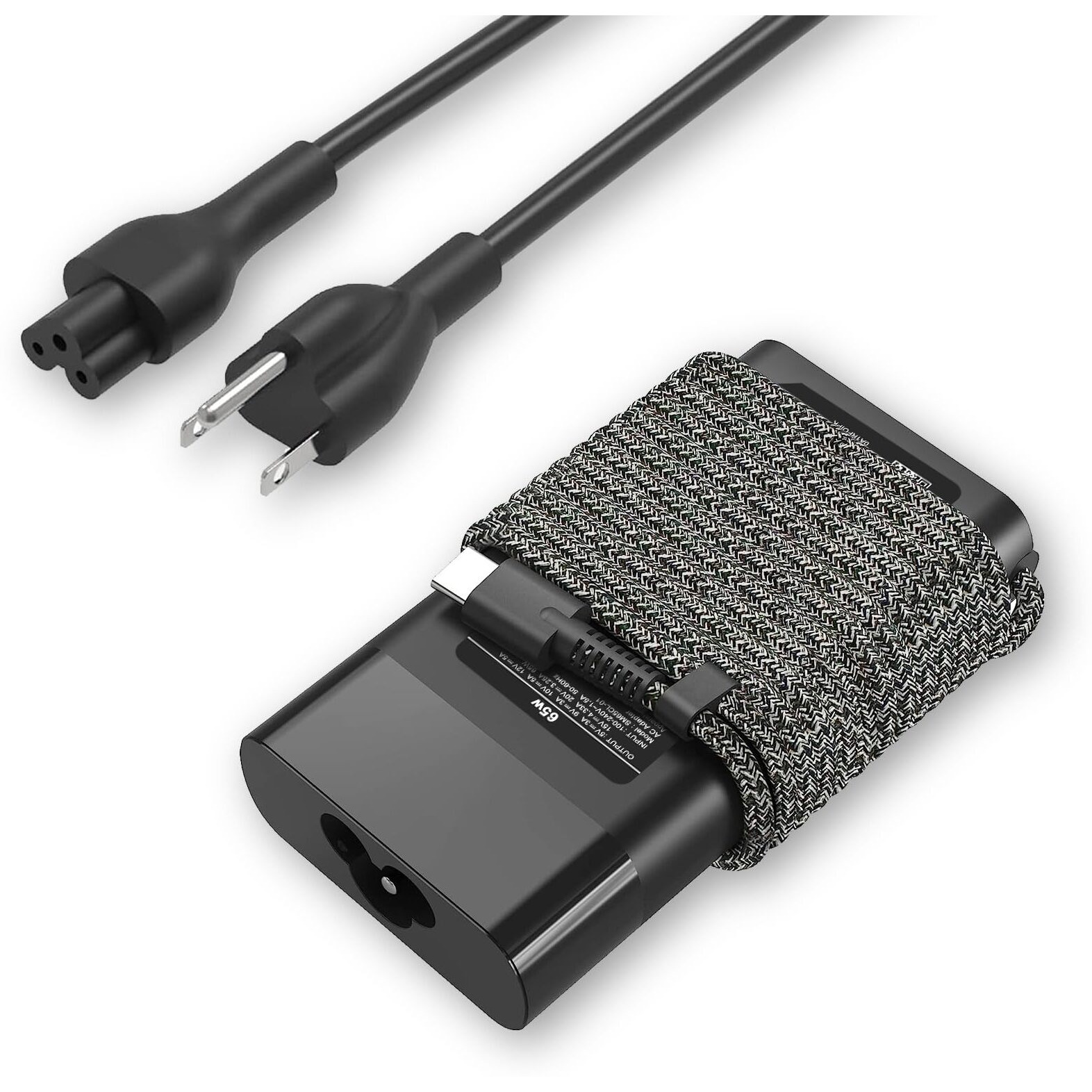 New Slim Hp 65W Usb C Laptop Charger Type C Pwer Supply Replacement For Hp Spectre X360,Chromebook,Elitebook X360,Envy,Probook,Pavilion,Elite X2 Travel Type C Power Cord Supply