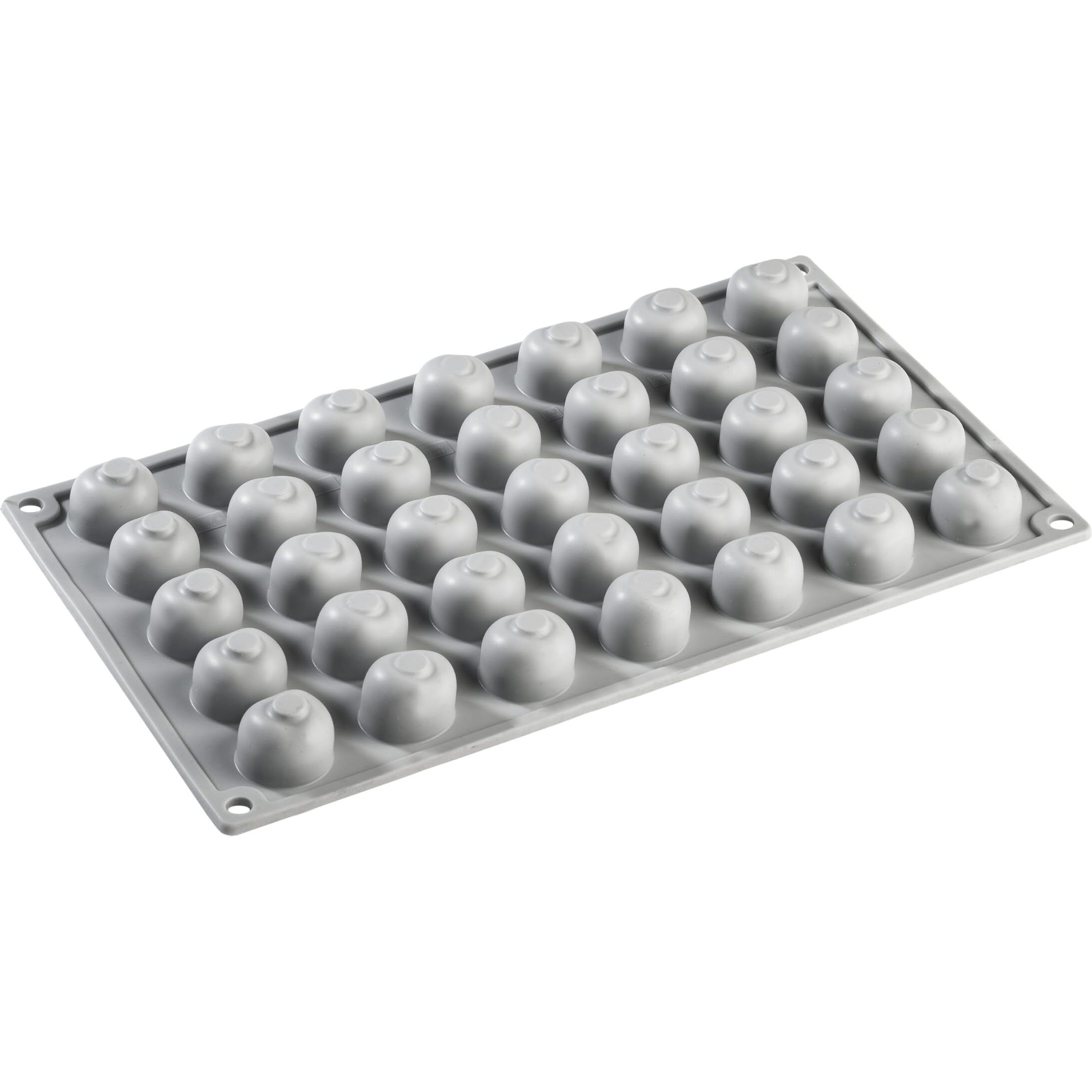 Pavoni Italia Gg016 Grand-Cherry, 35 Pieces, Platinum Silicone Mold, Confectionery Supplies, Chocolate Mold, Candy Mold, Decorative, Oven, Microwave, Dishwasher Safe, Freezer Safe