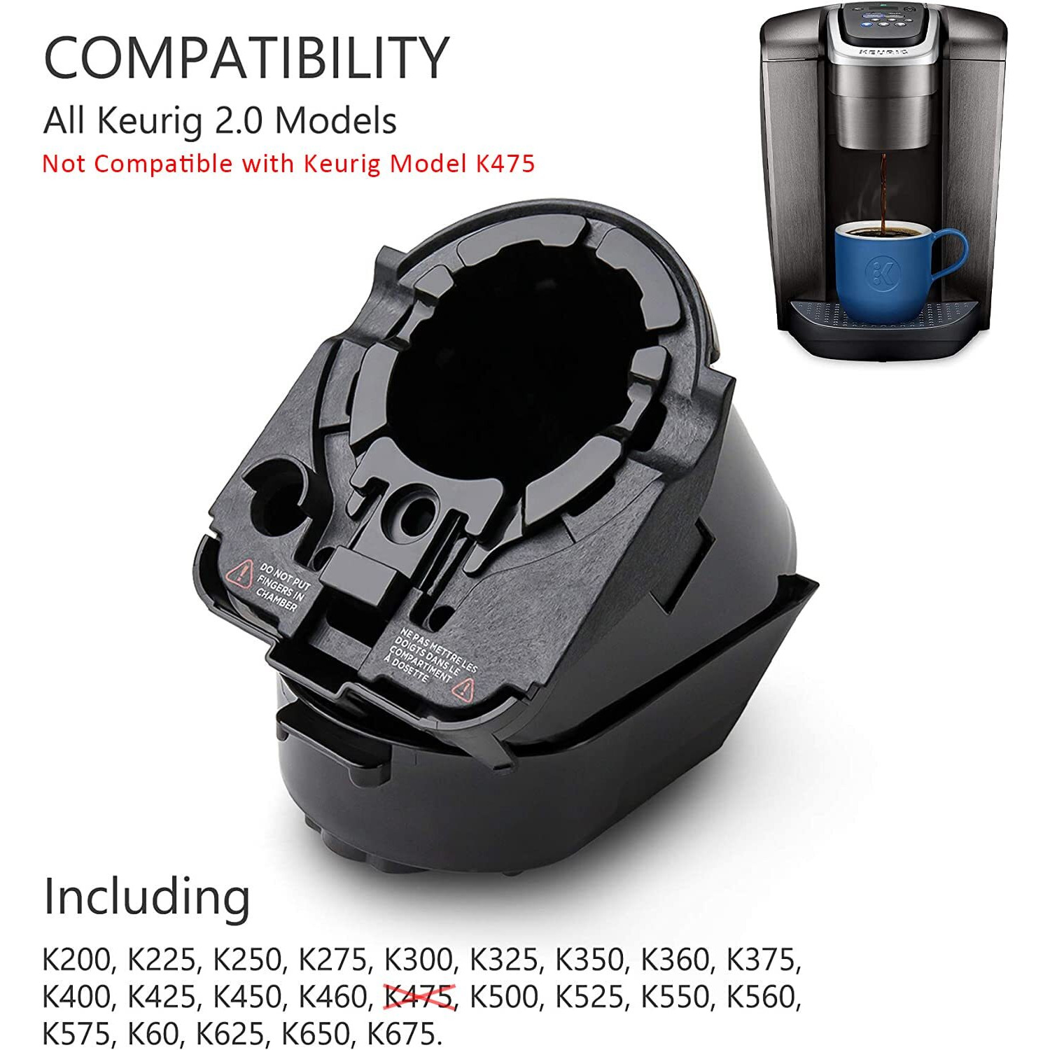 Replacement Cup Pod Holder Needle Assembly Parts For Keurig 2.0 Coffee Maker - Accessories For Keurig 2.0