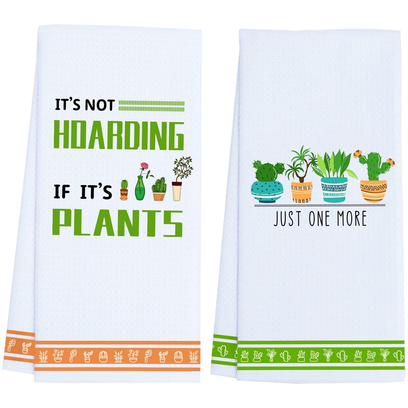 Lxomill Funny Kitchen Towels, Plant Gifts For Plant Lovers Women Gardener, Funny Birthday Gift For Friend, Plant Mom Lady Gifts, Funny Gardening Gifts, Housewarming Gift