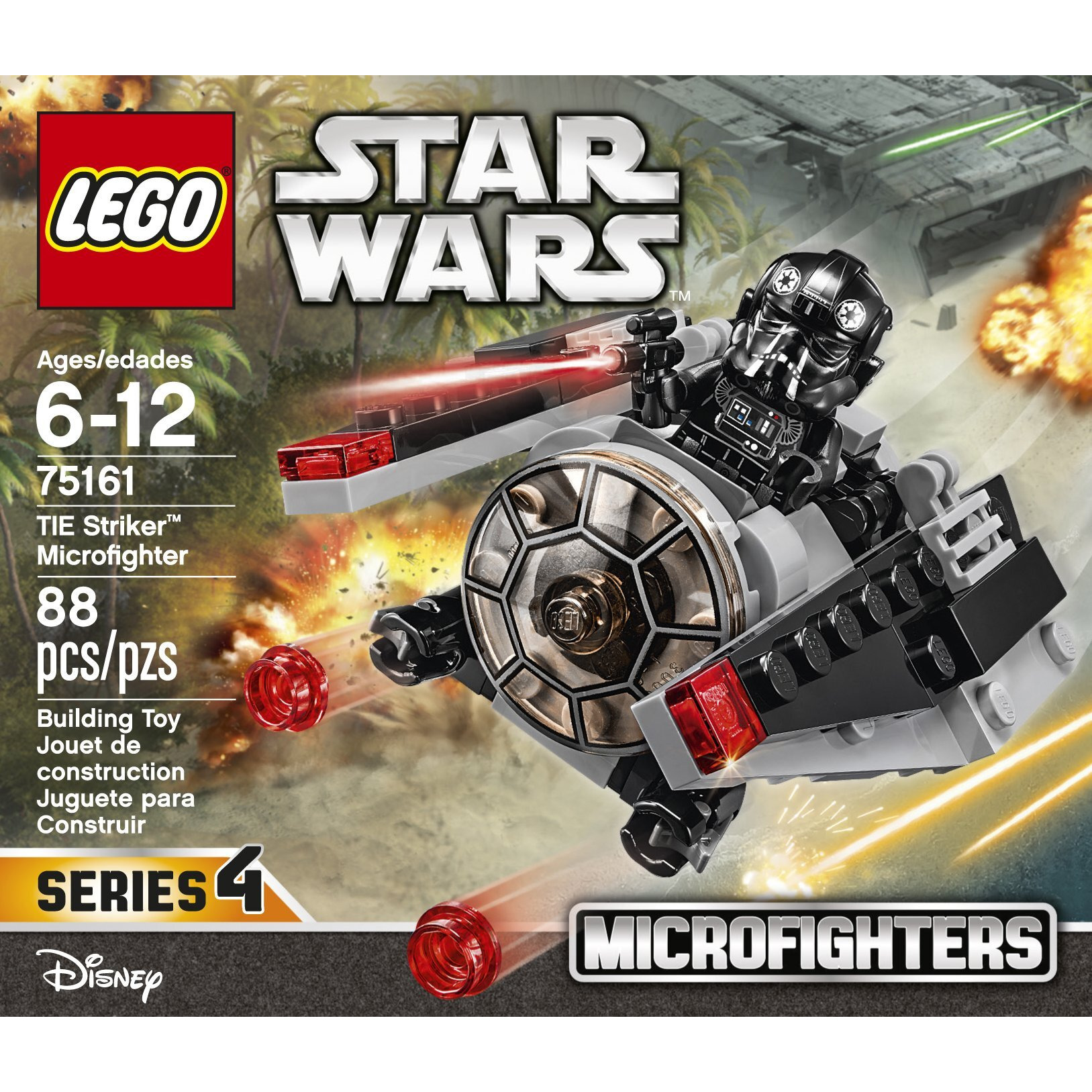 Lego Star Wars Tie Striker Microfighter 75161 Building Kit
