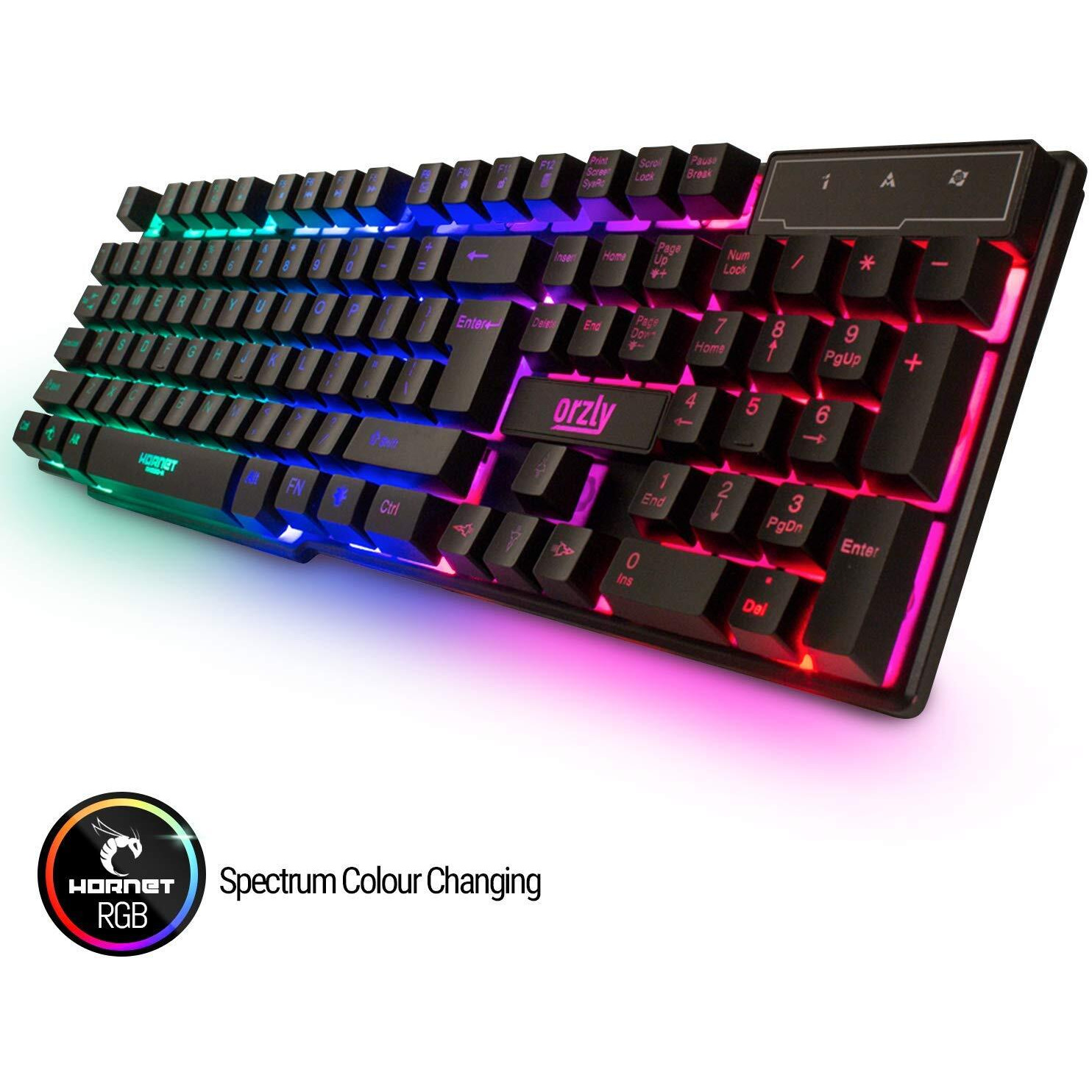 Gaming Keyboard And Mouse And Mouse Pad And Gaming Headset, Wired Led Rgb Backlight Bundle For Pc Gamers And Xbox And Ps4 Users - 4 In 1 Edition Hornet Rx-250