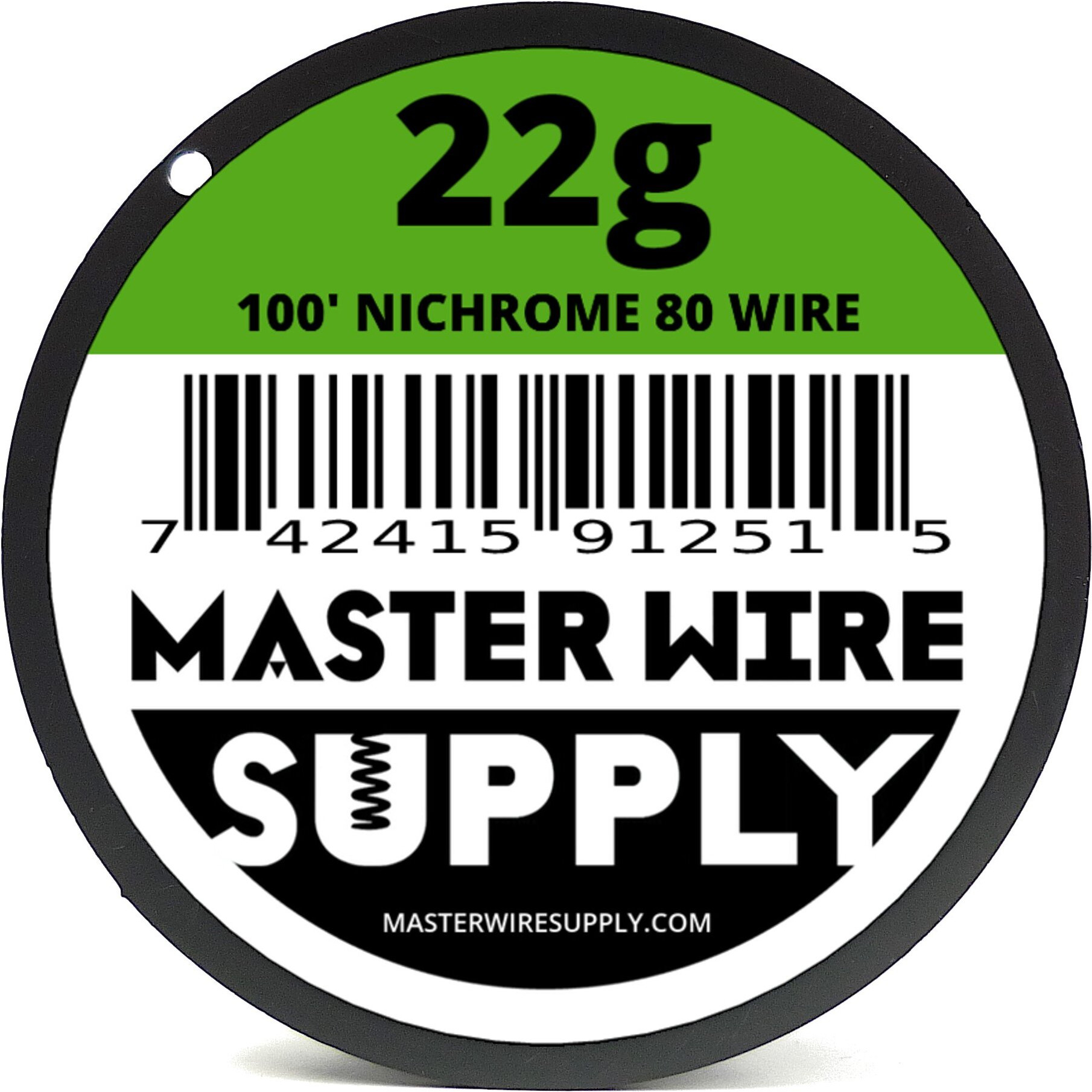 Nichrome 80-100' - 22 Gauge Wire - 100Ft - 0.65Mm - 0.025In - Made In Usa - Master Wire Supply
