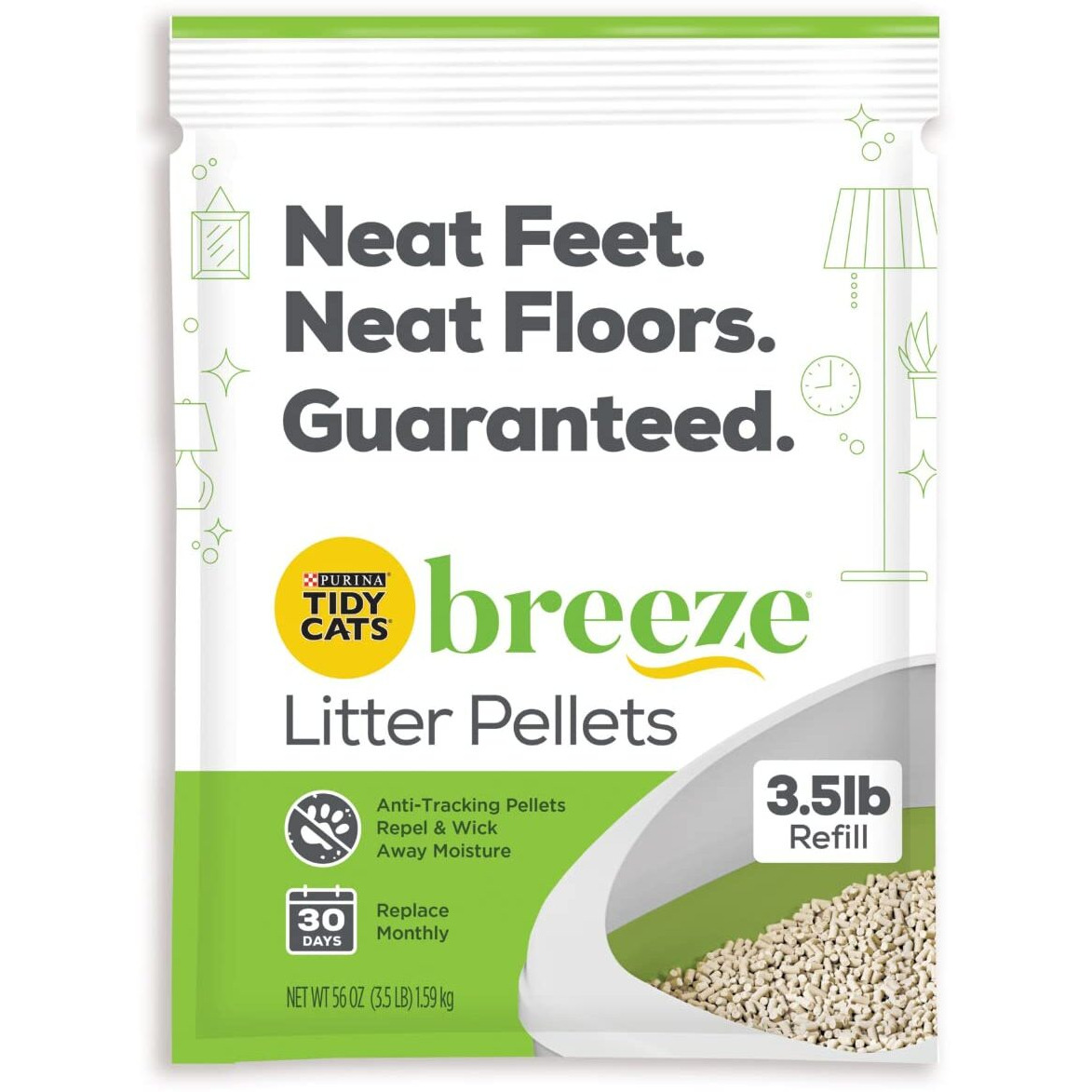 Purina Litter Tidy Cat Breeze Pellets, 3.5 Lb