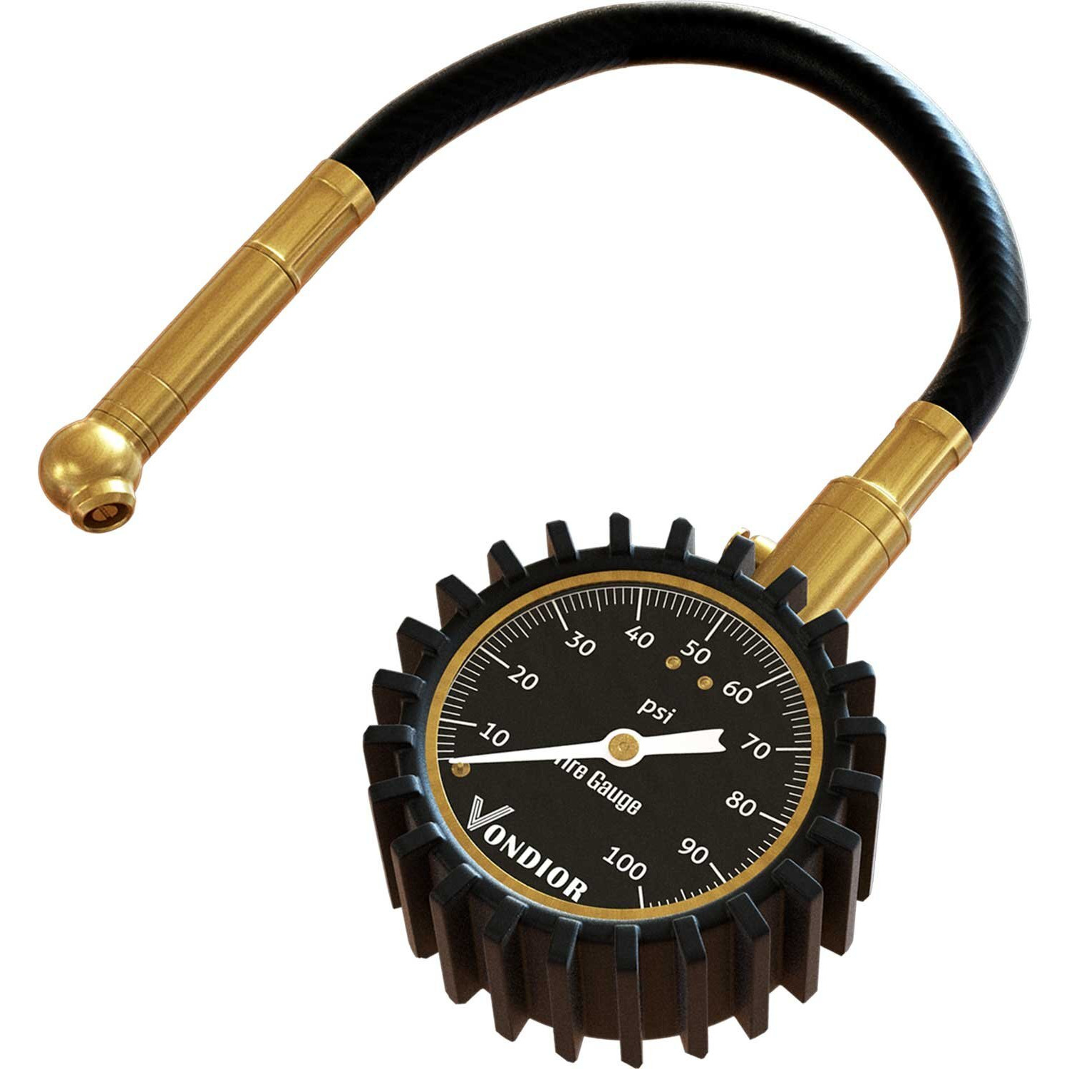 Vondior Heavy Duty Tire Pressure Gauge With Large Glow Dial - Ansi Certified For Cars And Trucks, Easy-Read And Stocking Stuffer For Men