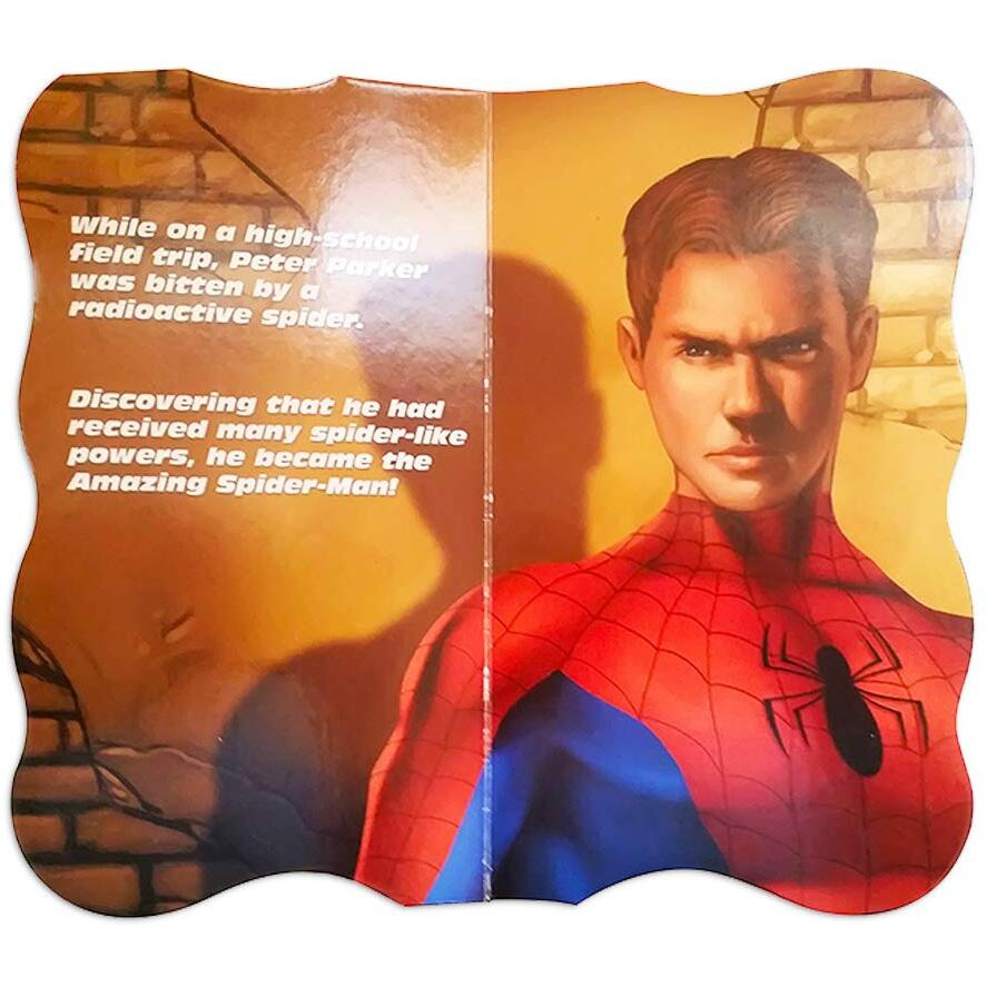 Marvel Spiderman Board Book Set - Bundle With 4 Amazing Spiderman Superhero Board Books For Boys, Girls (Spiderman Reading Book For Toddlers)