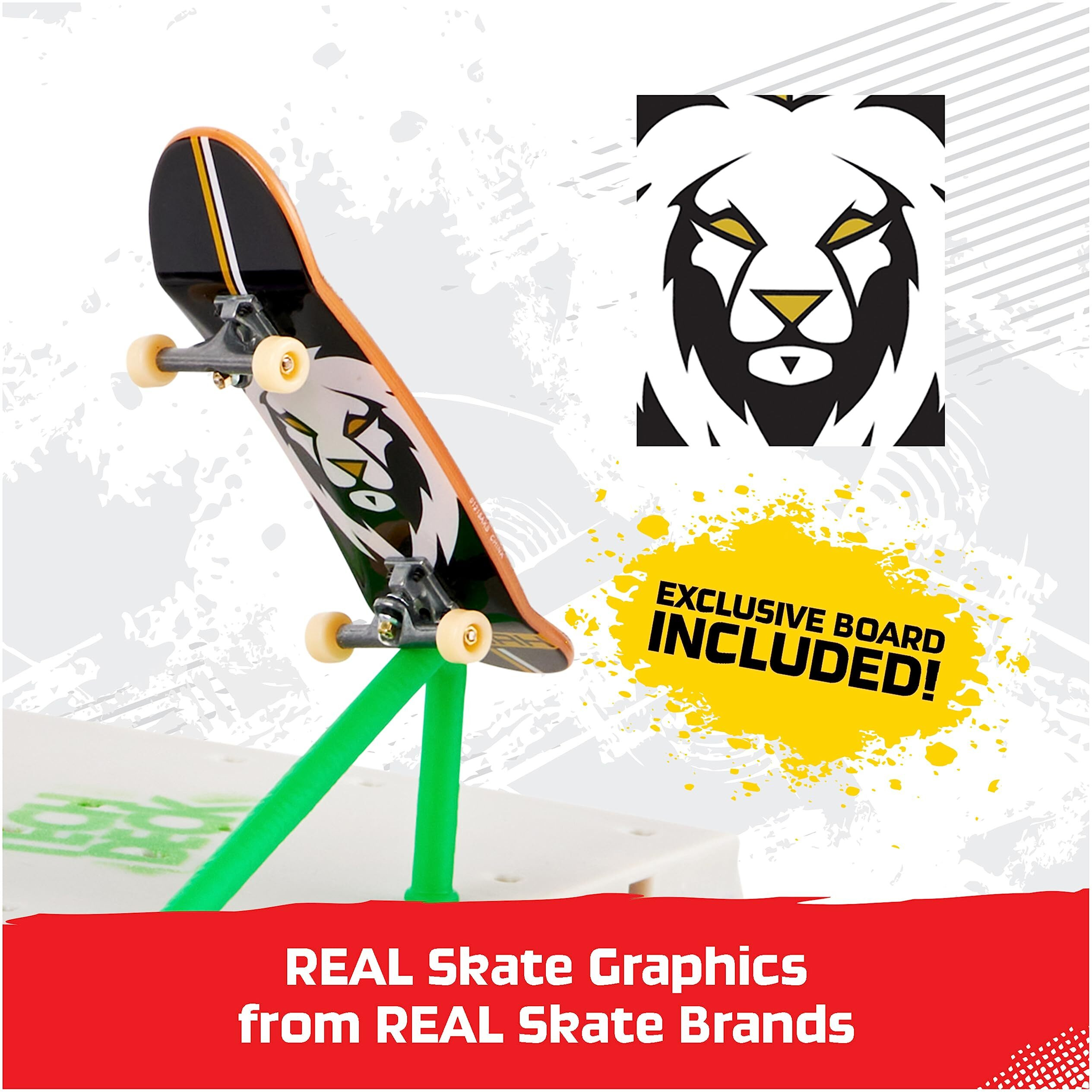 Tech Deck, Nyjah Skatepark X-Connect Park Creator, Massive Customizable Skatepark Ramp Set With Exclusive Fingerboard, Kids Toy For Ages 6 And Up