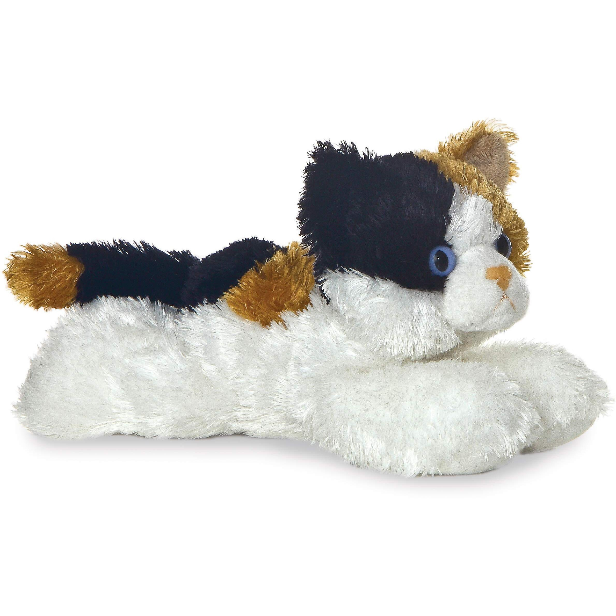 Aurora Adorable Mini Flopsie Esmeralda Stuffed Animal - Playful Ease - Timeless Companions - White 8 Inches