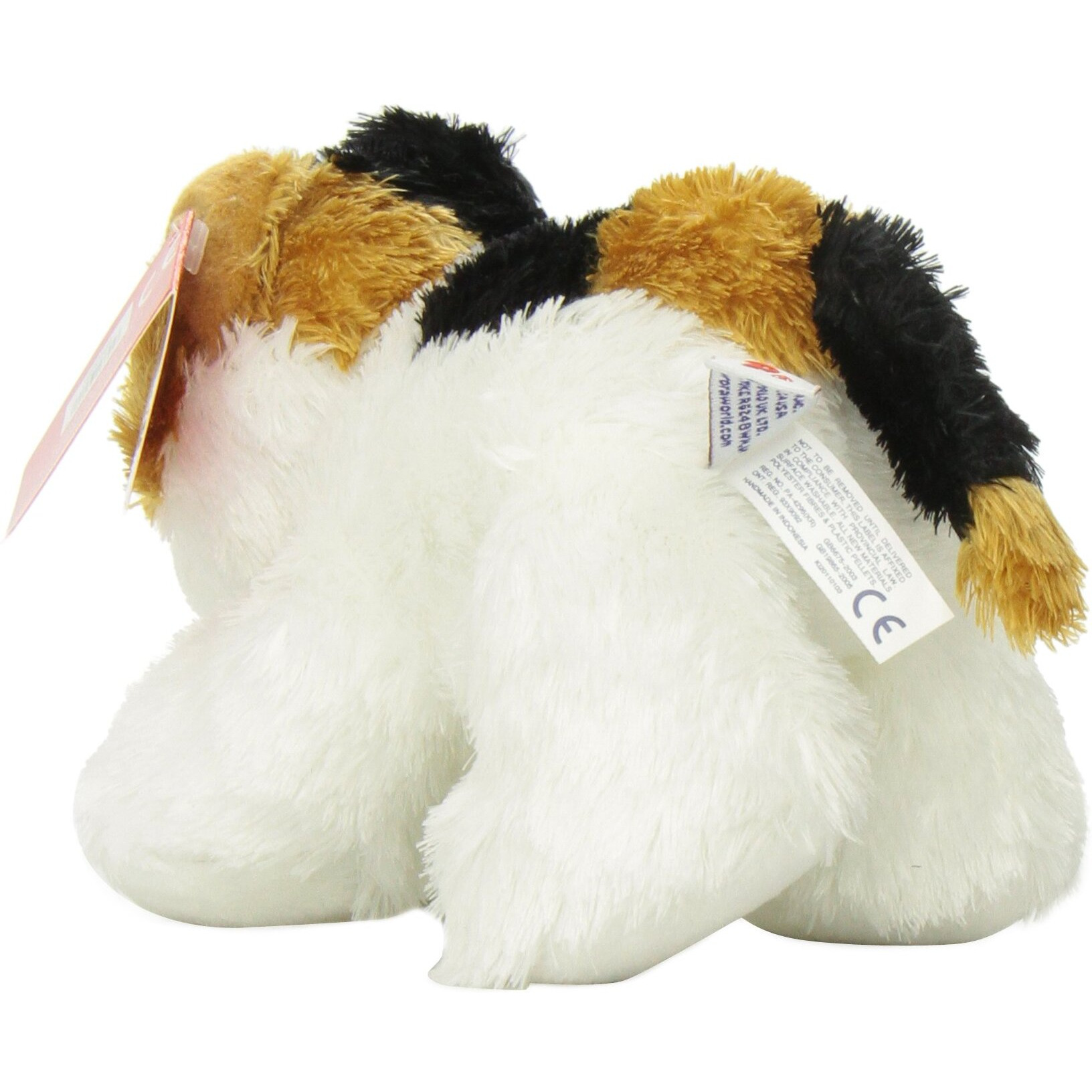 Aurora Adorable Mini Flopsie Esmeralda Stuffed Animal - Playful Ease - Timeless Companions - White 8 Inches
