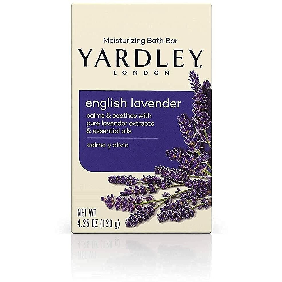 Yardley London English Lavender 4 Bar 4.25 Oz (Packaging May Vary)