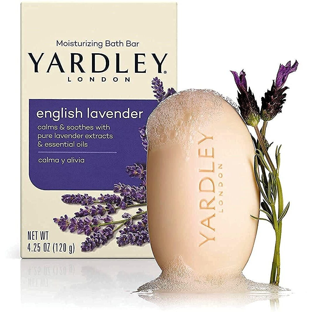Yardley London English Lavender 4 Bar 4.25 Oz (Packaging May Vary)