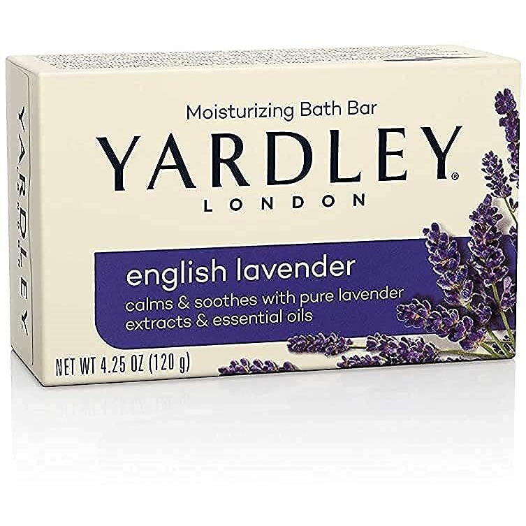 Yardley London English Lavender 4 Bar 4.25 Oz (Packaging May Vary)