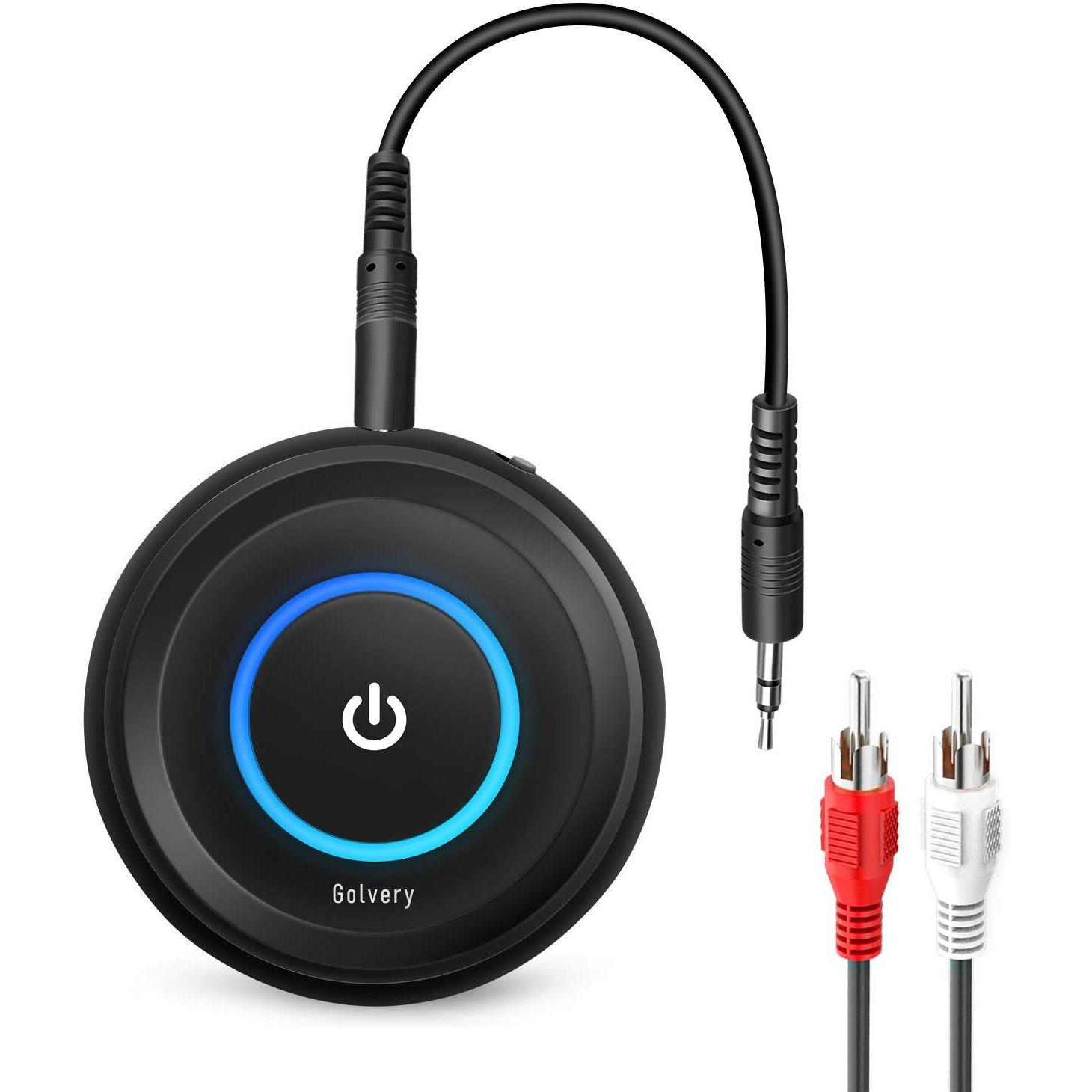 Golvery Bluetooth 5.3 Transmitter And Receiver, 2 In 1 Wireless Bluetooth Aux Adapter For Tv/Pc/Cd/Mp3/Ps4/Home Theater/Speaker W/ 3.5Mm Aux And Rca Jack, Low Latency Audio, 2 Devices Pairing
