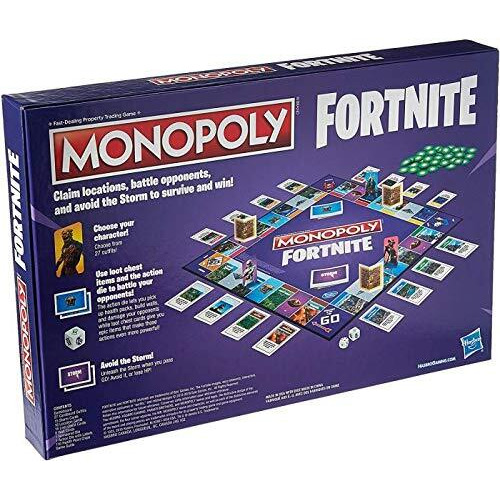 Monopoly Fortnite Edition Board Game Inspired By Fortnite Video Game Ages 13 & Up