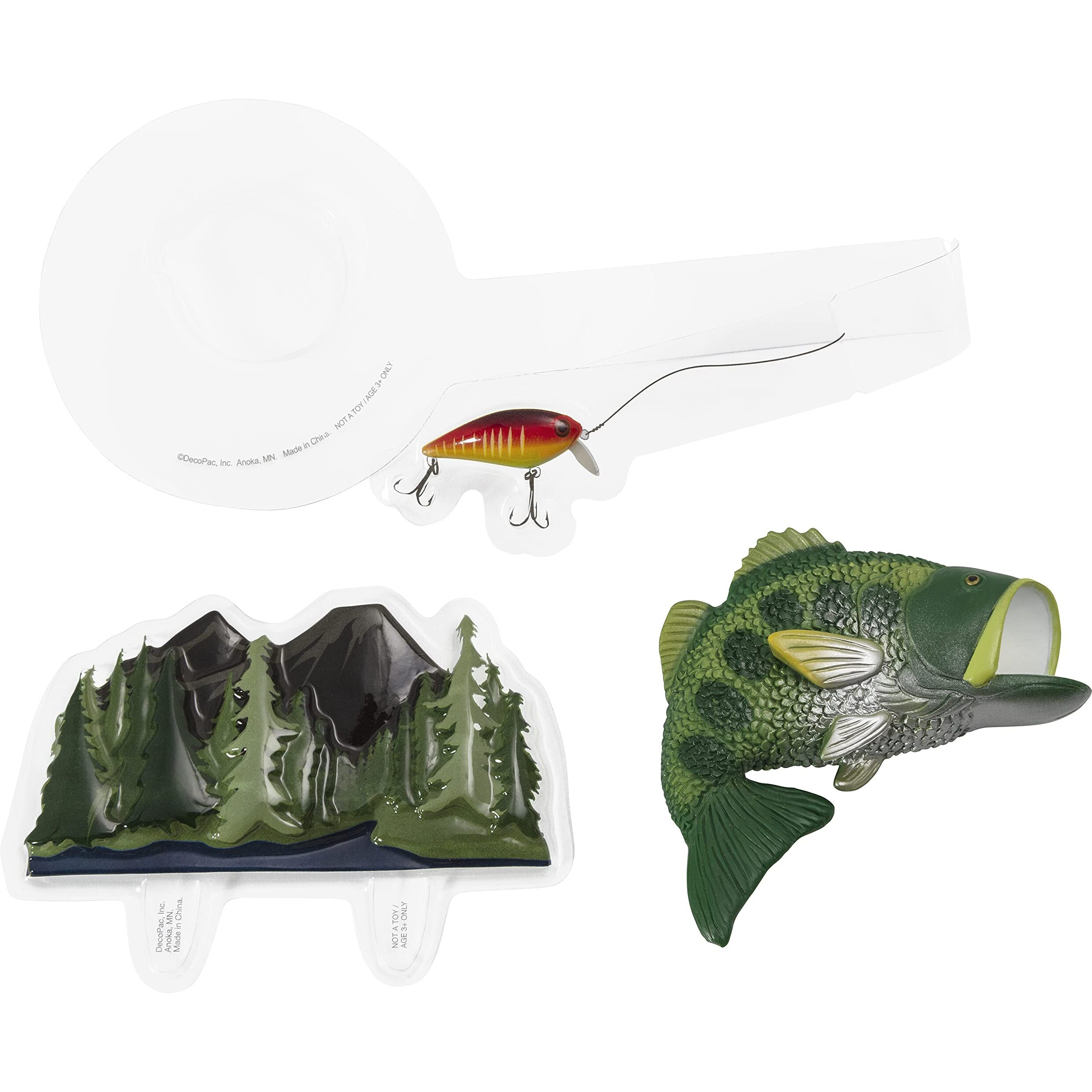 Catching The Big One Decoset Cake Decoration