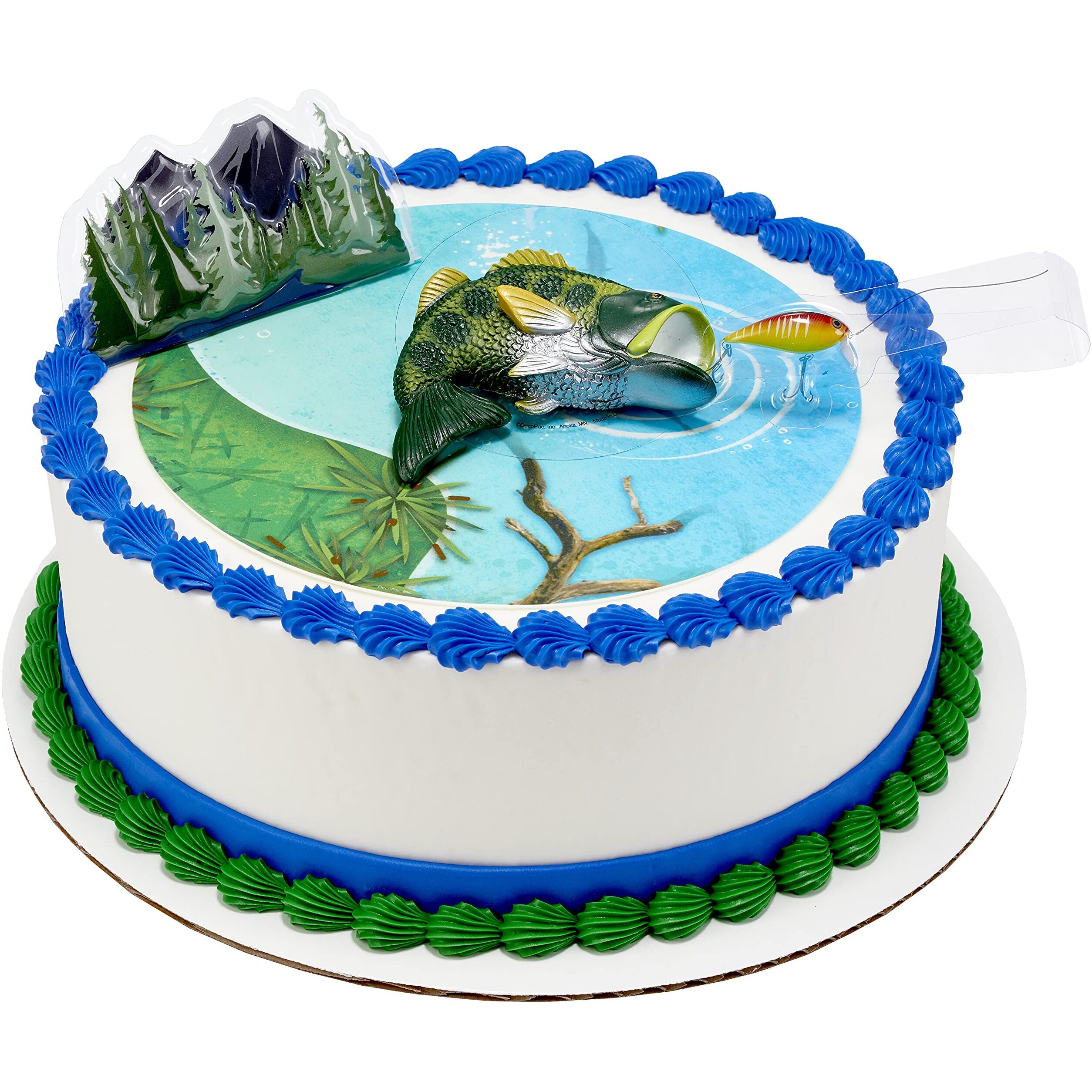 Catching The Big One Decoset Cake Decoration
