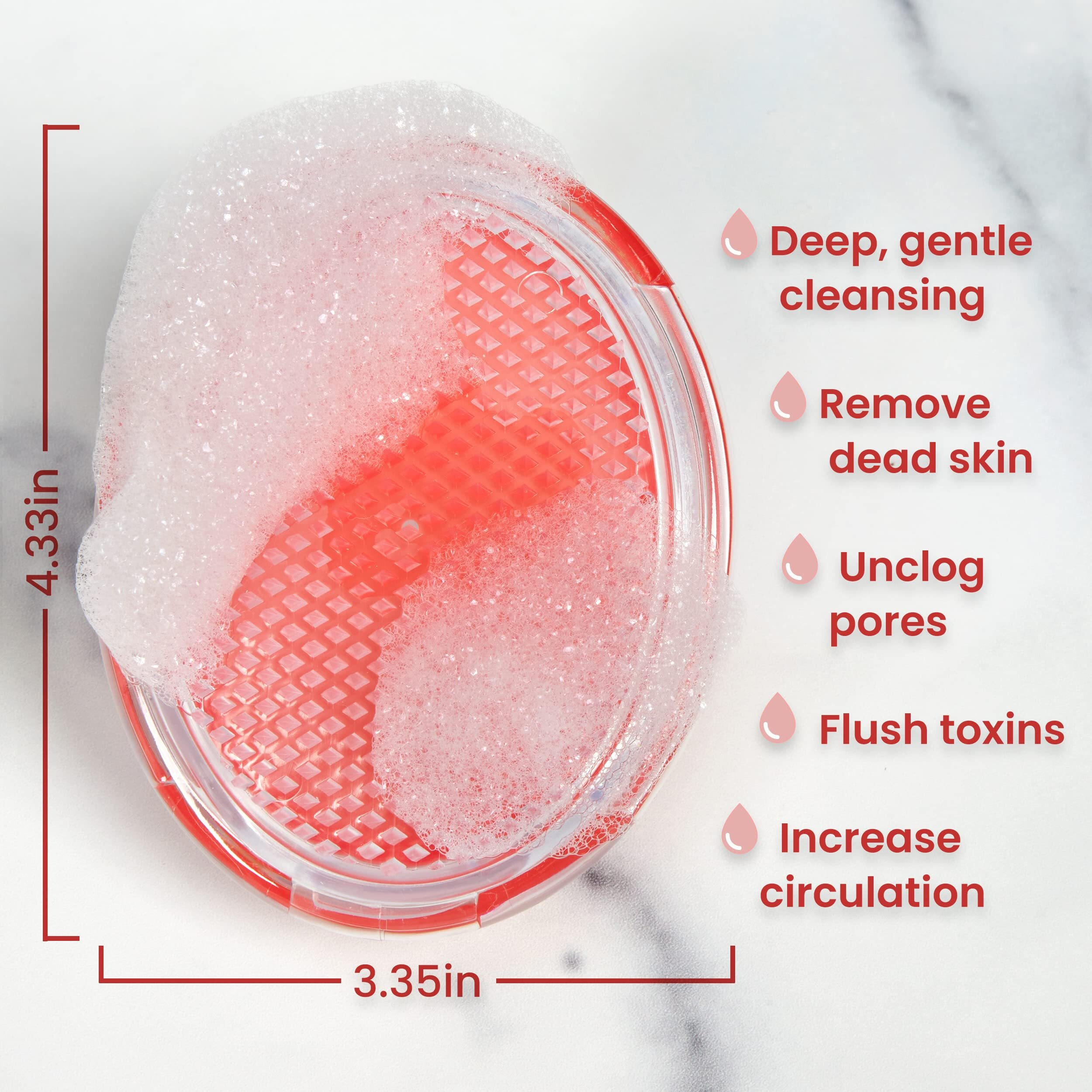 Exfoliating Brush To Treat And Prevent Razor Bumps And Ingrown Hairs - Eliminate Shaving Irritation For Face, Armpit, Legs, Neck, Bikini Line - Silky Smooth Skin Solution For Men And Women, Dylonic