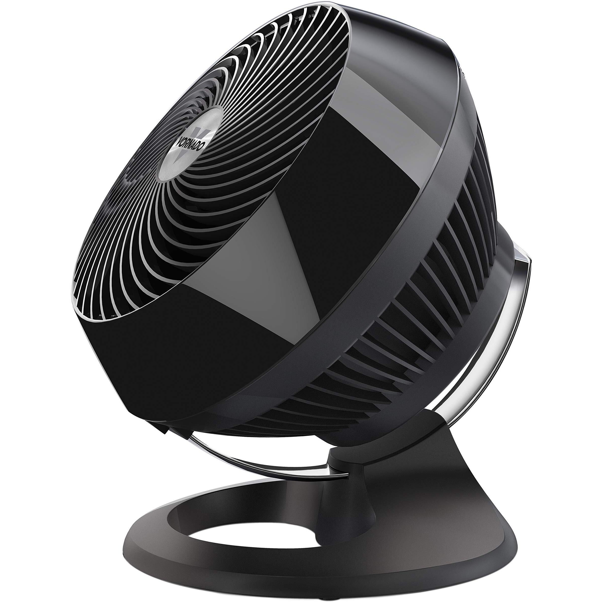 Vornado 660 Large Whole Room Air Circulator Fan For Home, 4 Speeds And 90-Degree Adjustable Tilt, Removable Grill, 10 Inch, Moves Air 100 Feet, Floor Fan For Bedroom, Office, Black